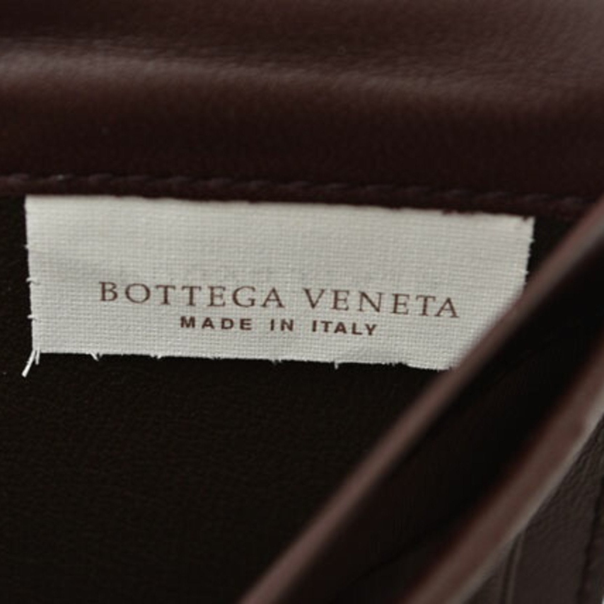 Bottega Veneta Bordeaux Intrecciato Long Wallet (Bi-Fold) (Pre-Owned)
