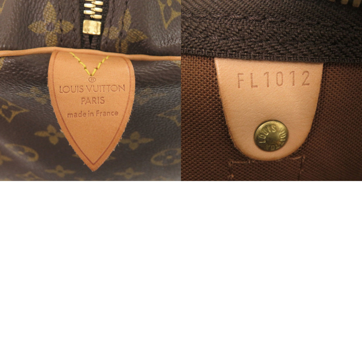 Louis Vuitton Brown Monogram Canvas Boston Bag (Pre-Owned)