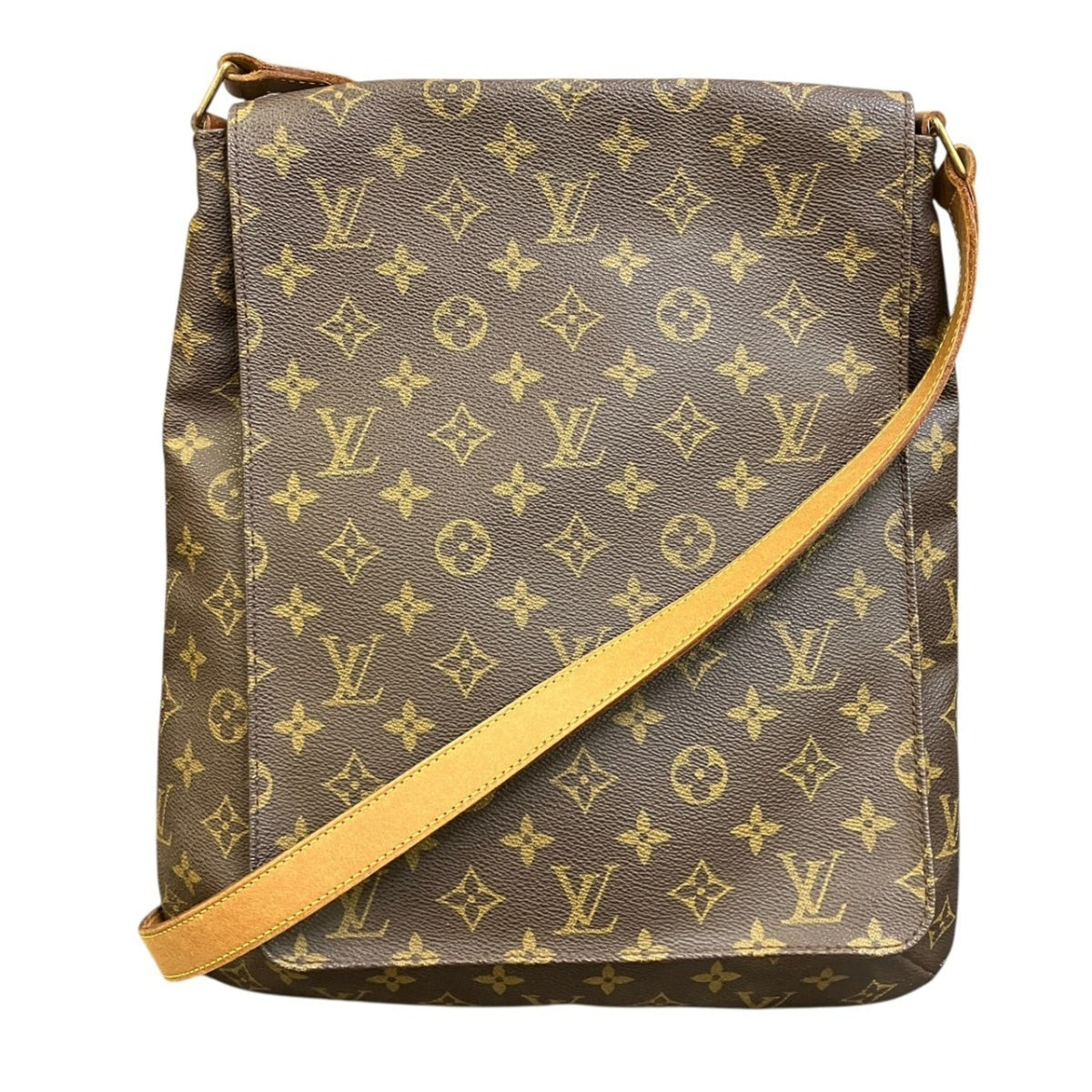 Louis Vuitton Brown Monogram Shoulder Bag (Pre-Owned)