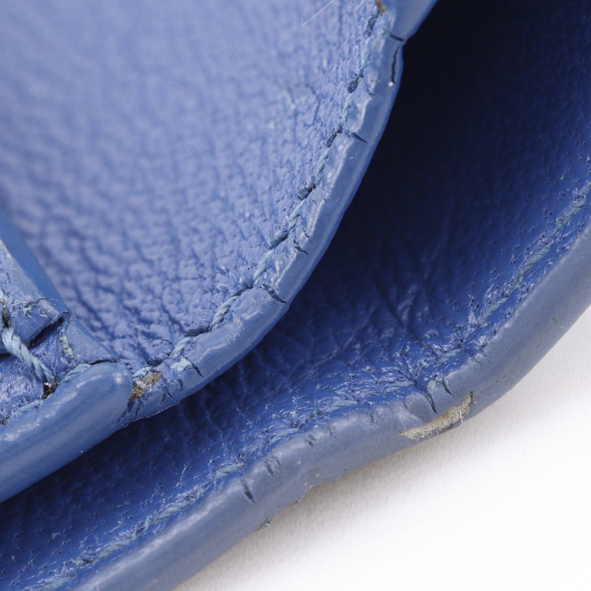 Balenciaga Blue Leather Wallet (Bi-Fold) (Pre-Owned)