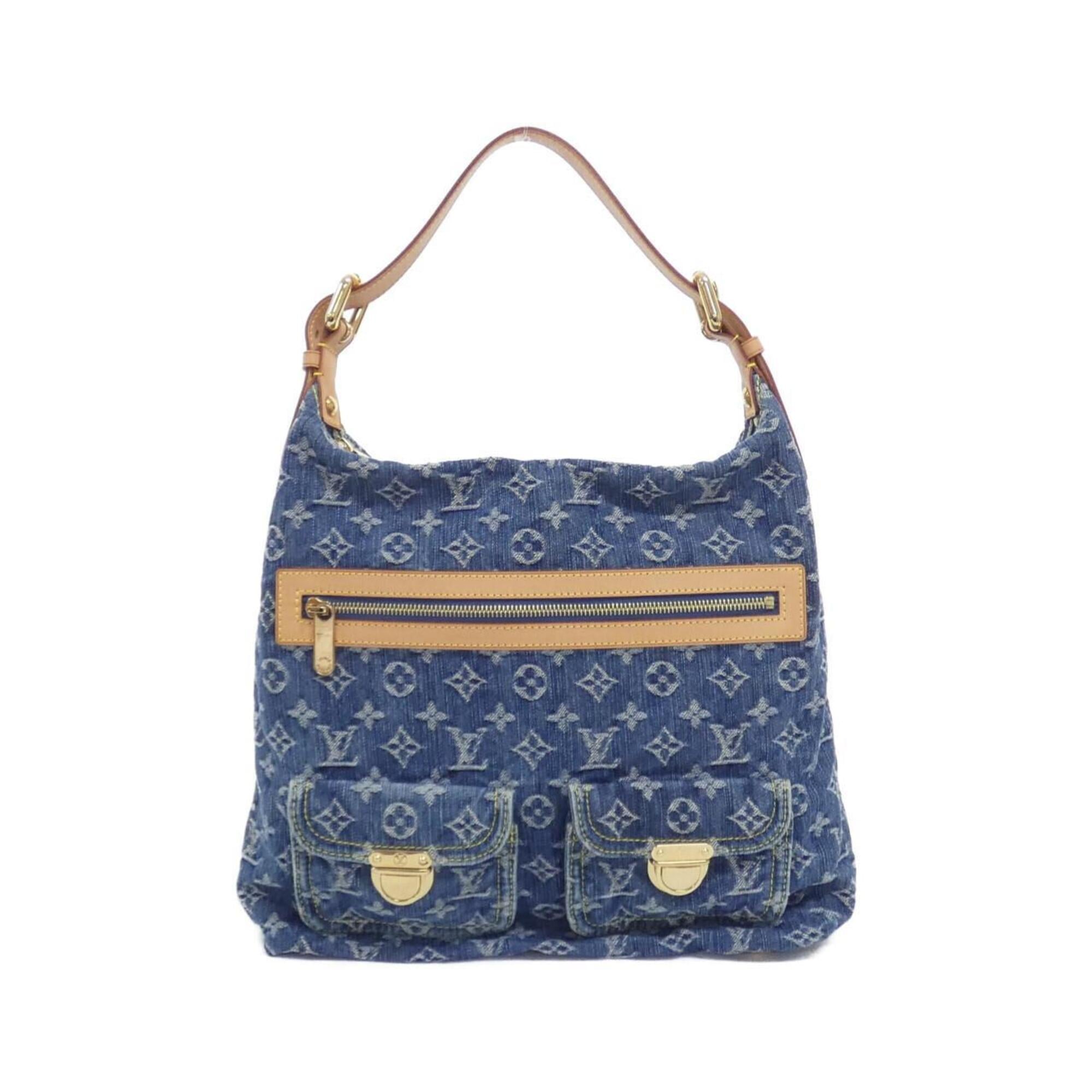 Louis Vuitton Blue Denim Canvas Shoulder Bag (Pre-Owned)