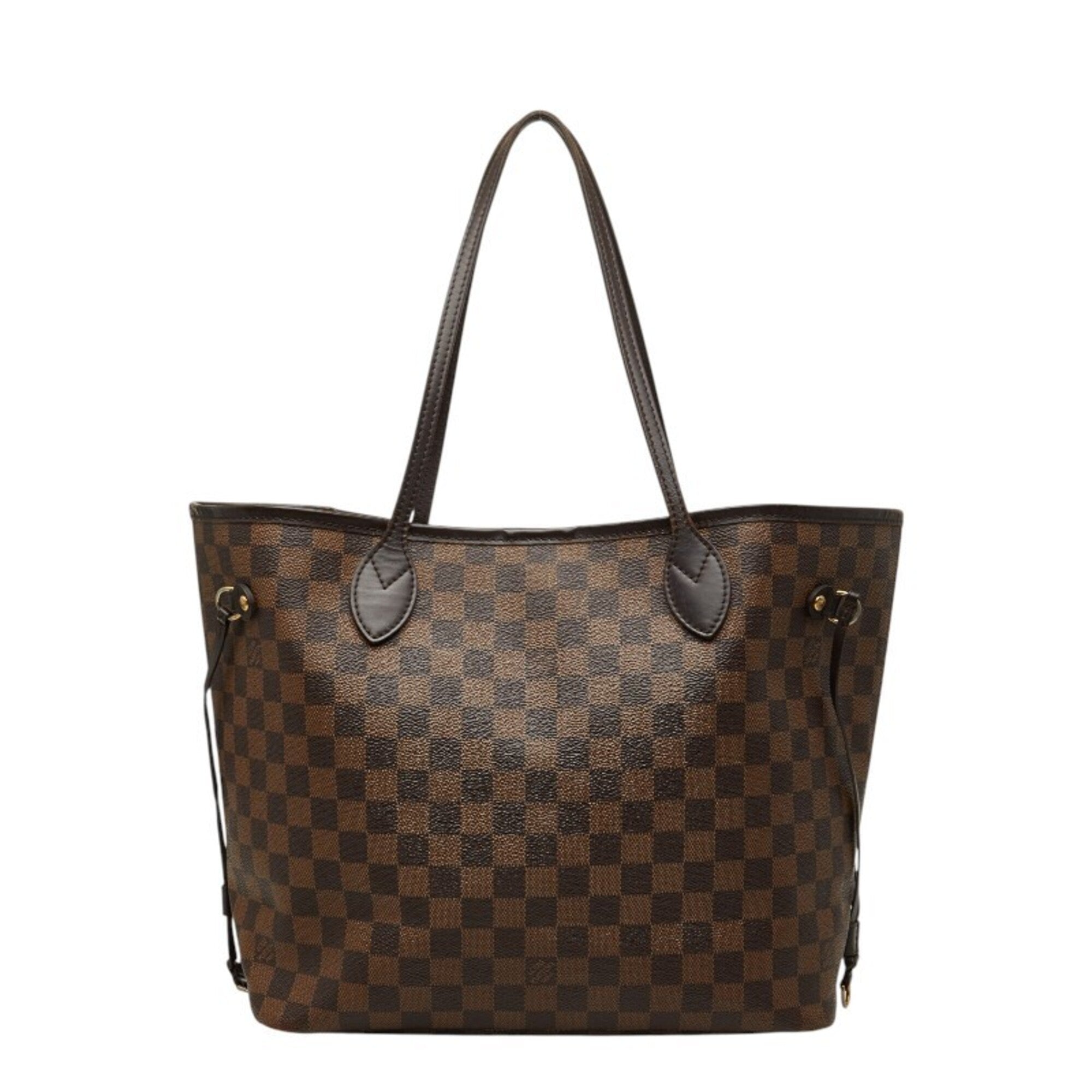 Louis Vuitton Brown Damier Canvas Pvc Leather Tote Bag (Pre-Owned)