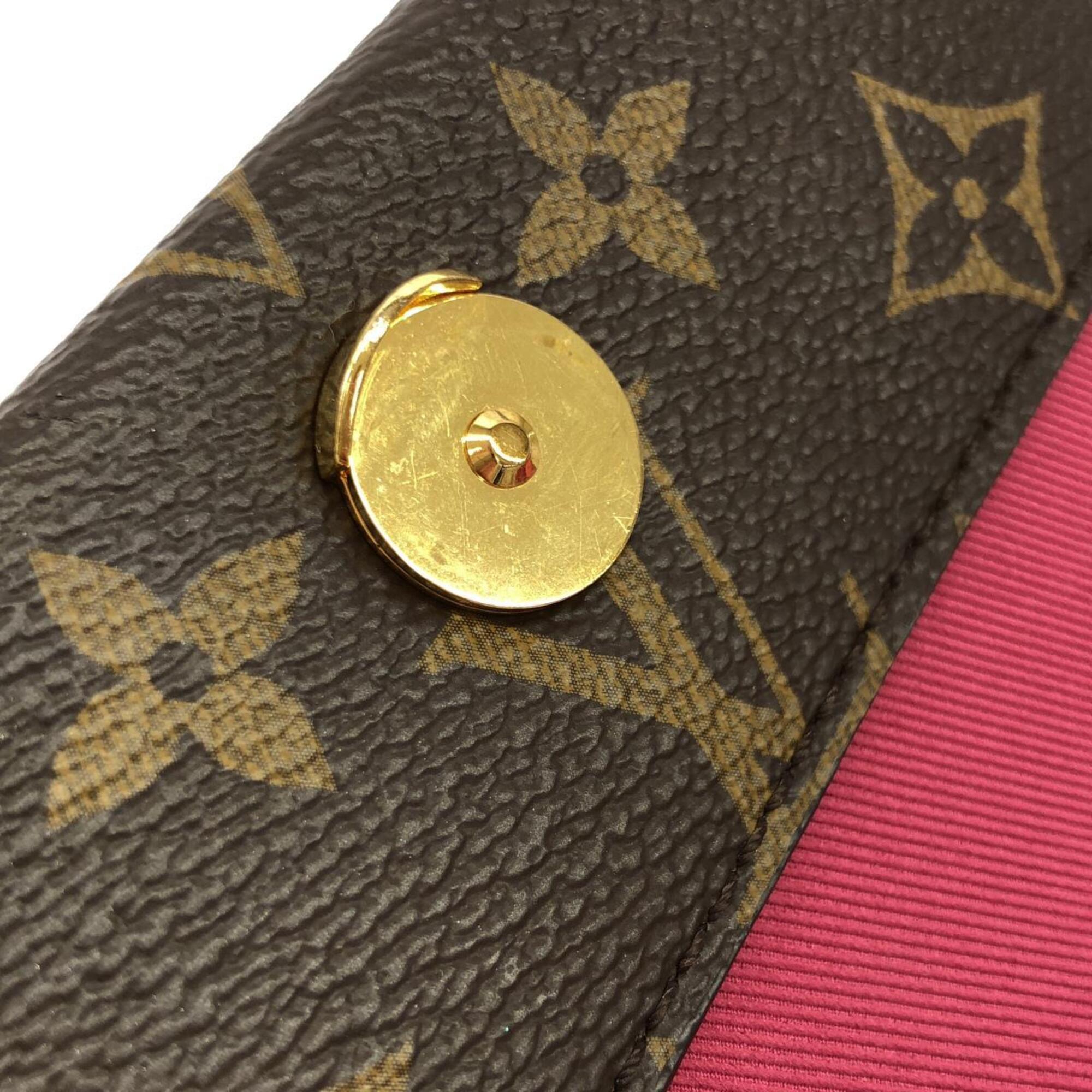 Louis Vuitton Monogram Fuchsia Marron Monogram Monogram Handbag (Pre-Owned)