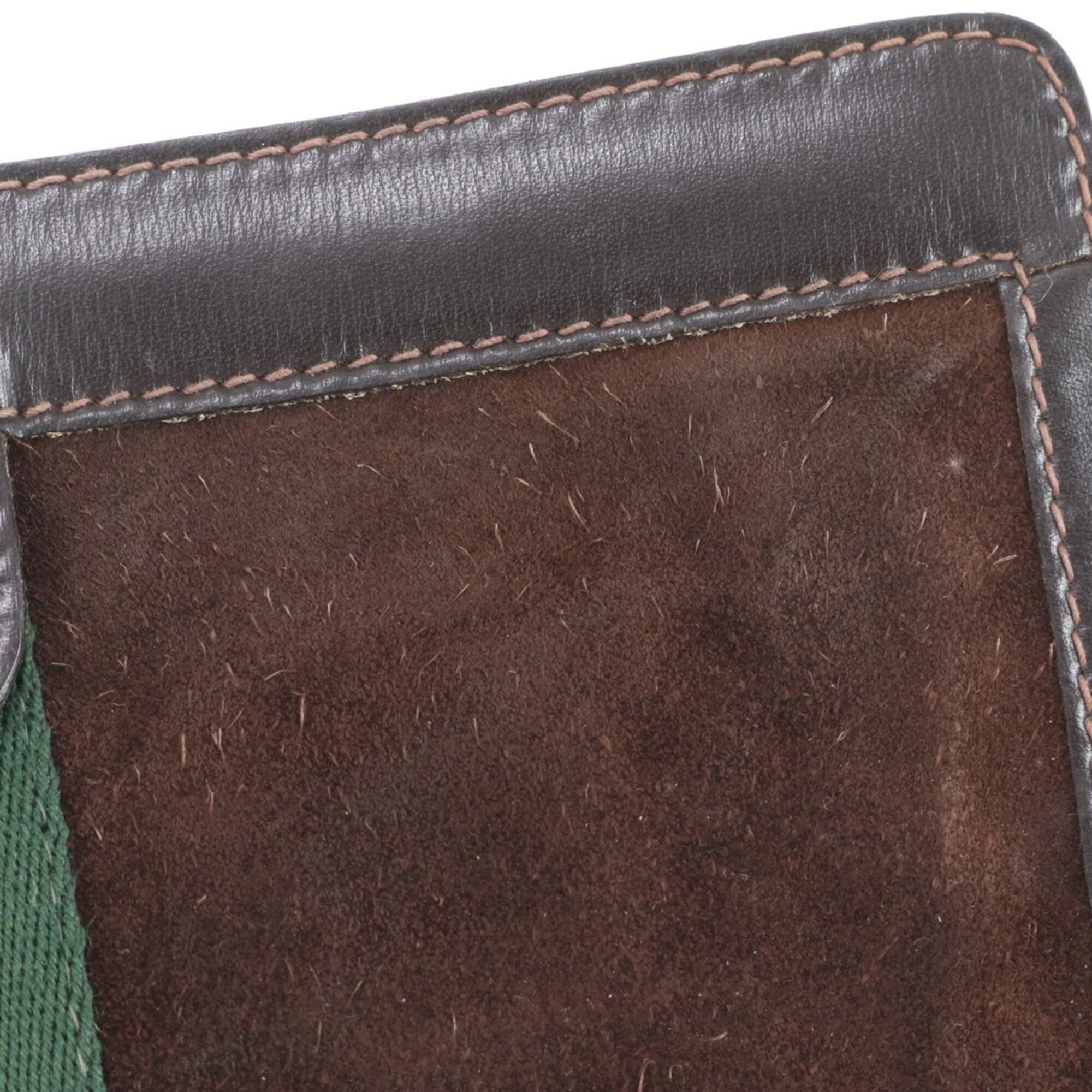 Gucci Brown Leather Handbag Pouch (Pre-Owned)