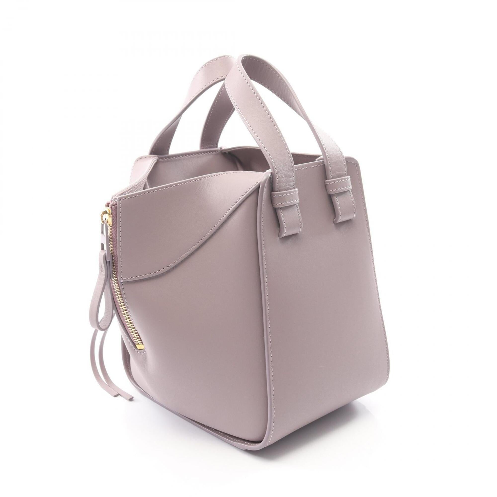 Loewe Purple Leather Handbag (Pre-Owned)
