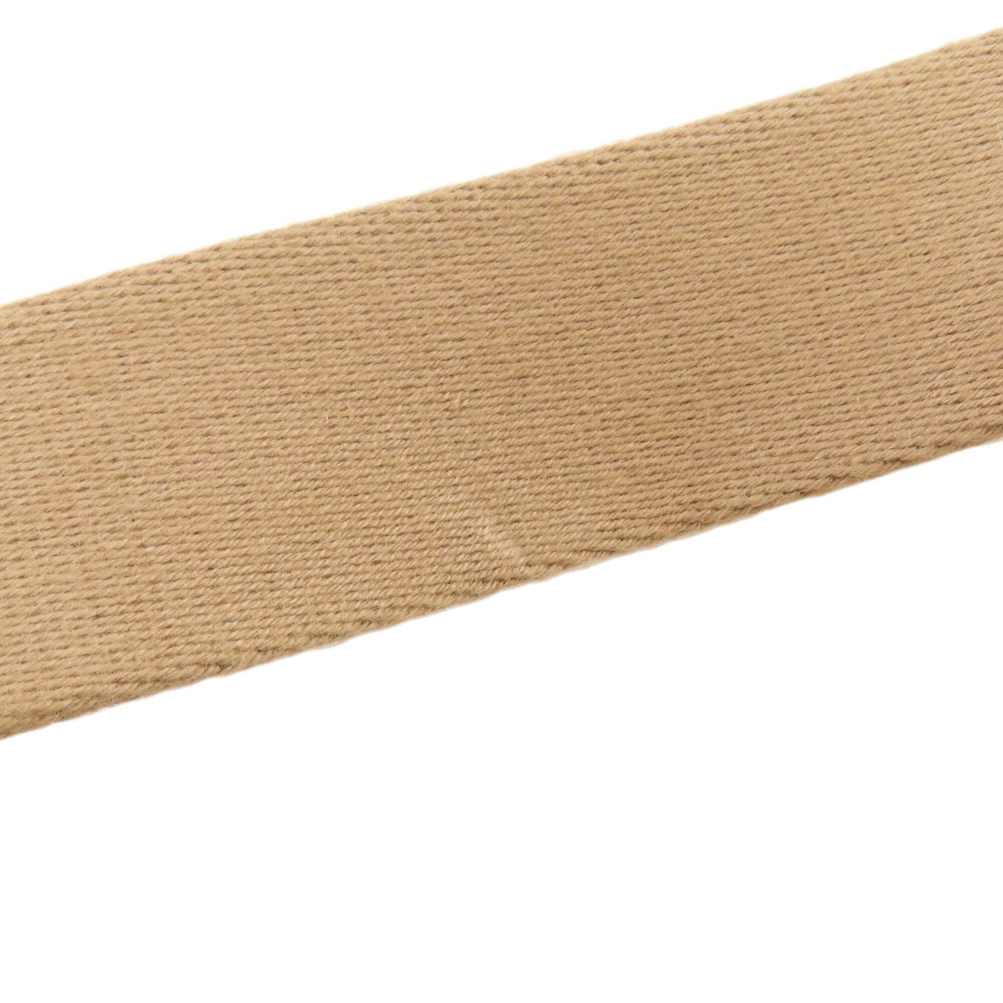 Coach Beige White Canvas Leather Shoulder Bag (Pre-Owned)