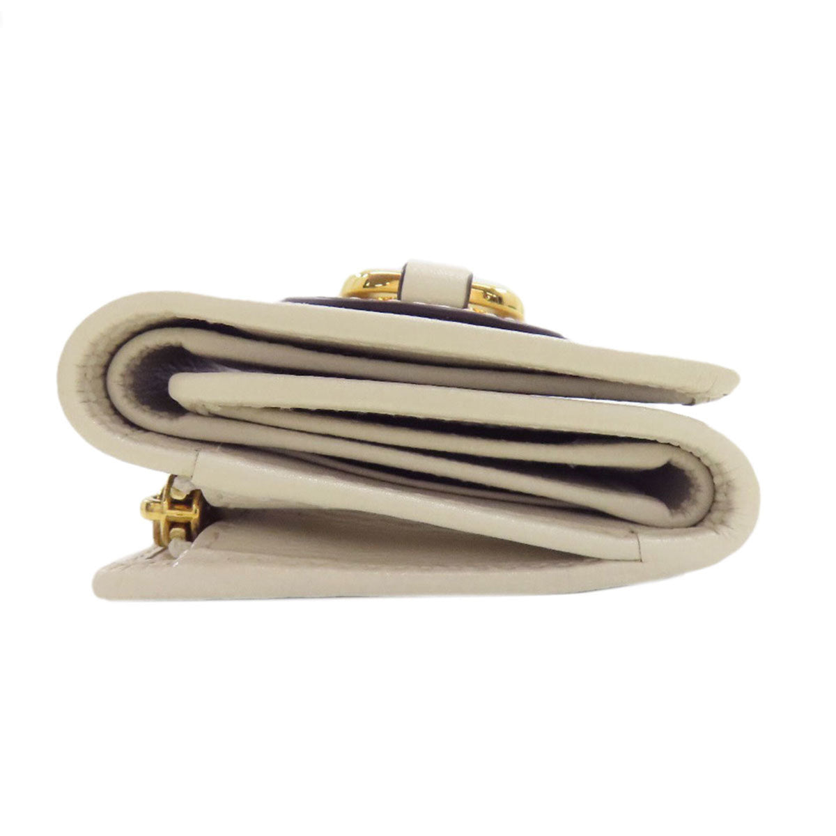 Gucci Brown White Pvc Leather Wallet (Bi-Fold) (Pre-Owned)