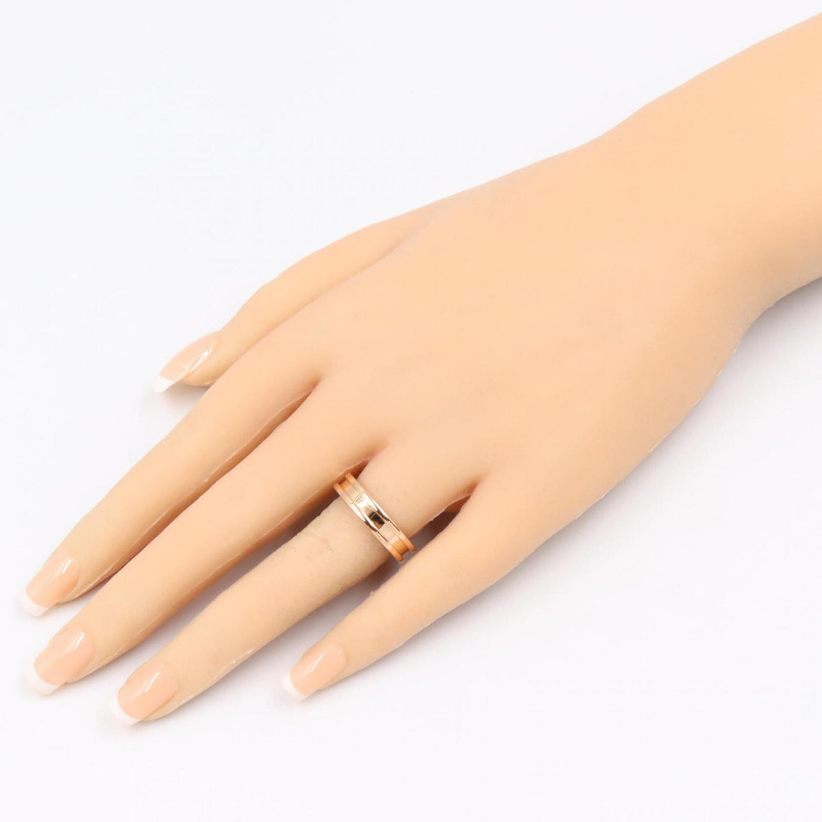 Bvlgari Gold Pink Gold (18K) Band Ring (Pre-Owned)