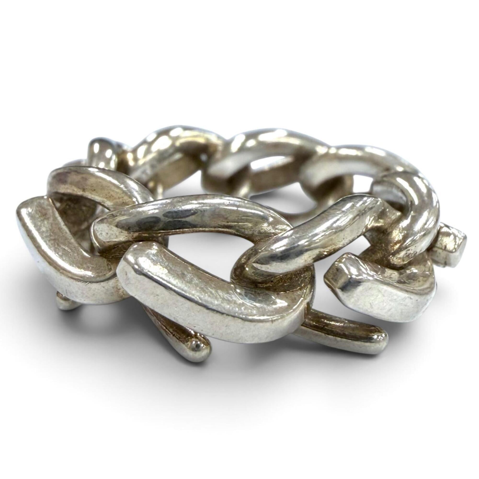 Tiffany Silver Silver 925 Band Ring (Pre-Owned)