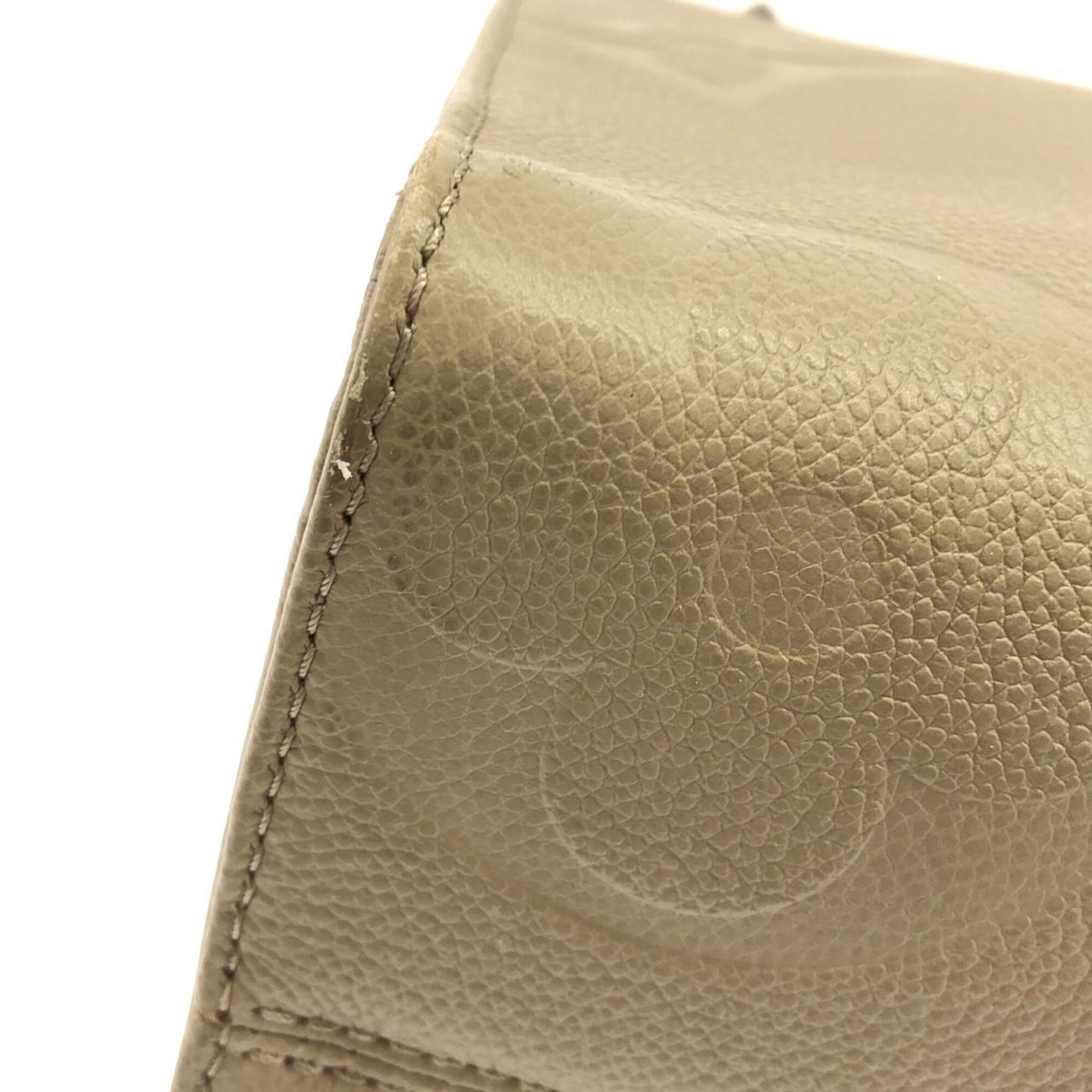 Louis Vuitton Tourterelle Leather Handbag (Pre-Owned)