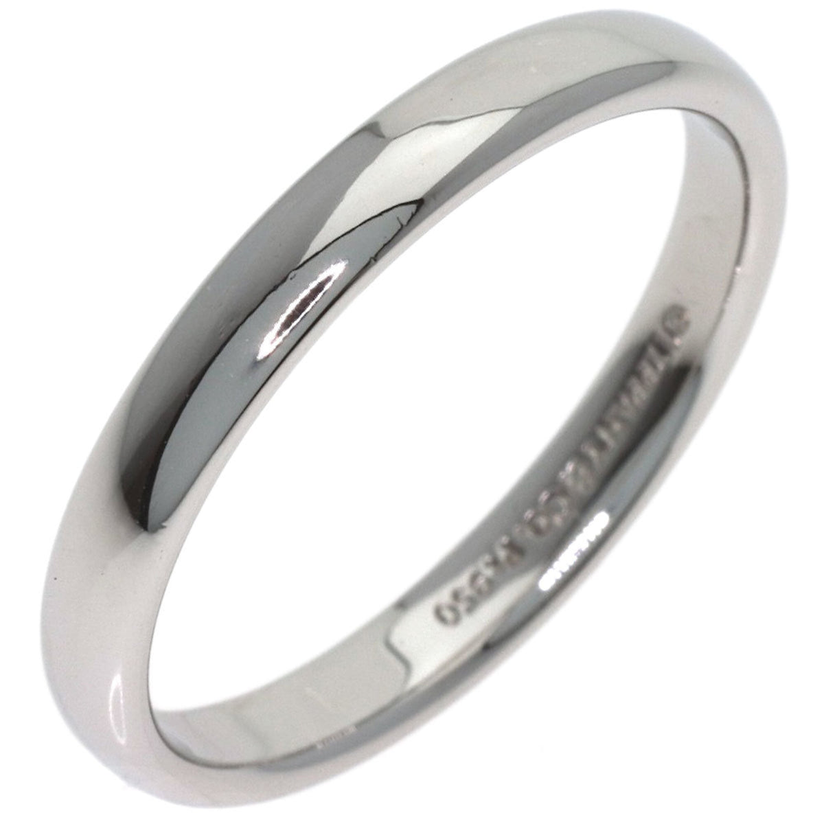 Tiffany Platinum 950 Band Ring (Pre-Owned)