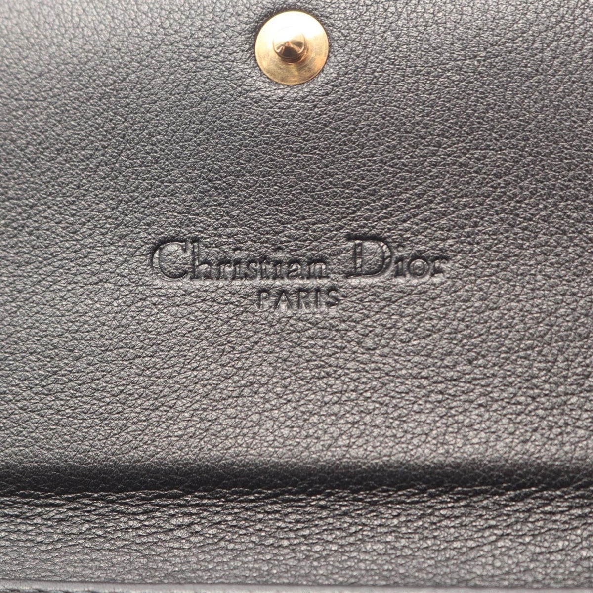 Christian Dior Black Leather Shoulder Bag (Pre-Owned)