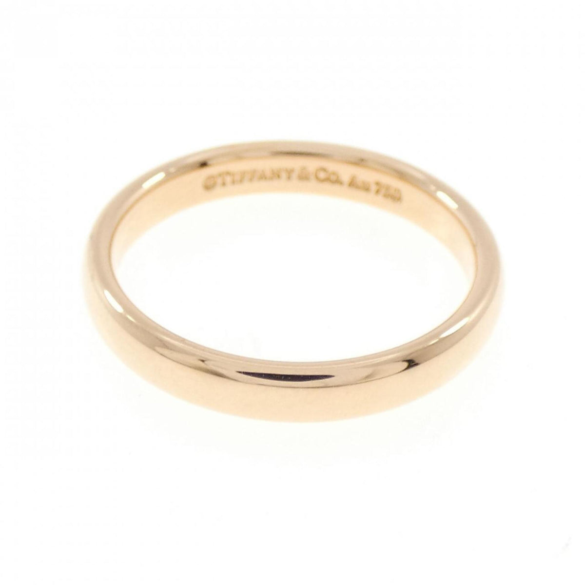 Tiffany Pink Gold (18K) Band Ring (Pre-Owned)