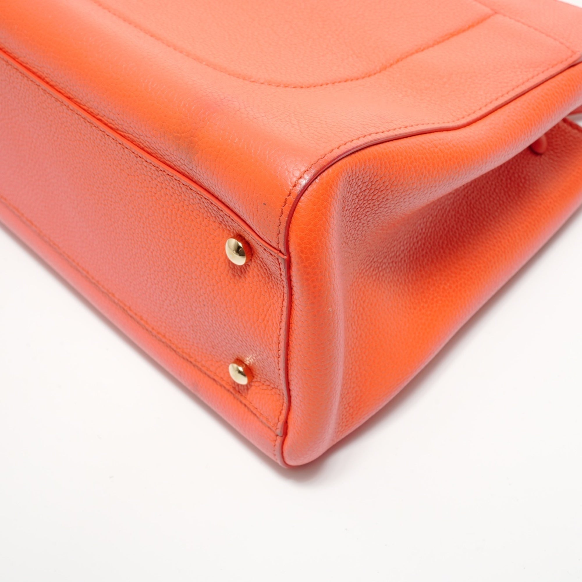 Chanel Orange Handbag (Pre-Owned)