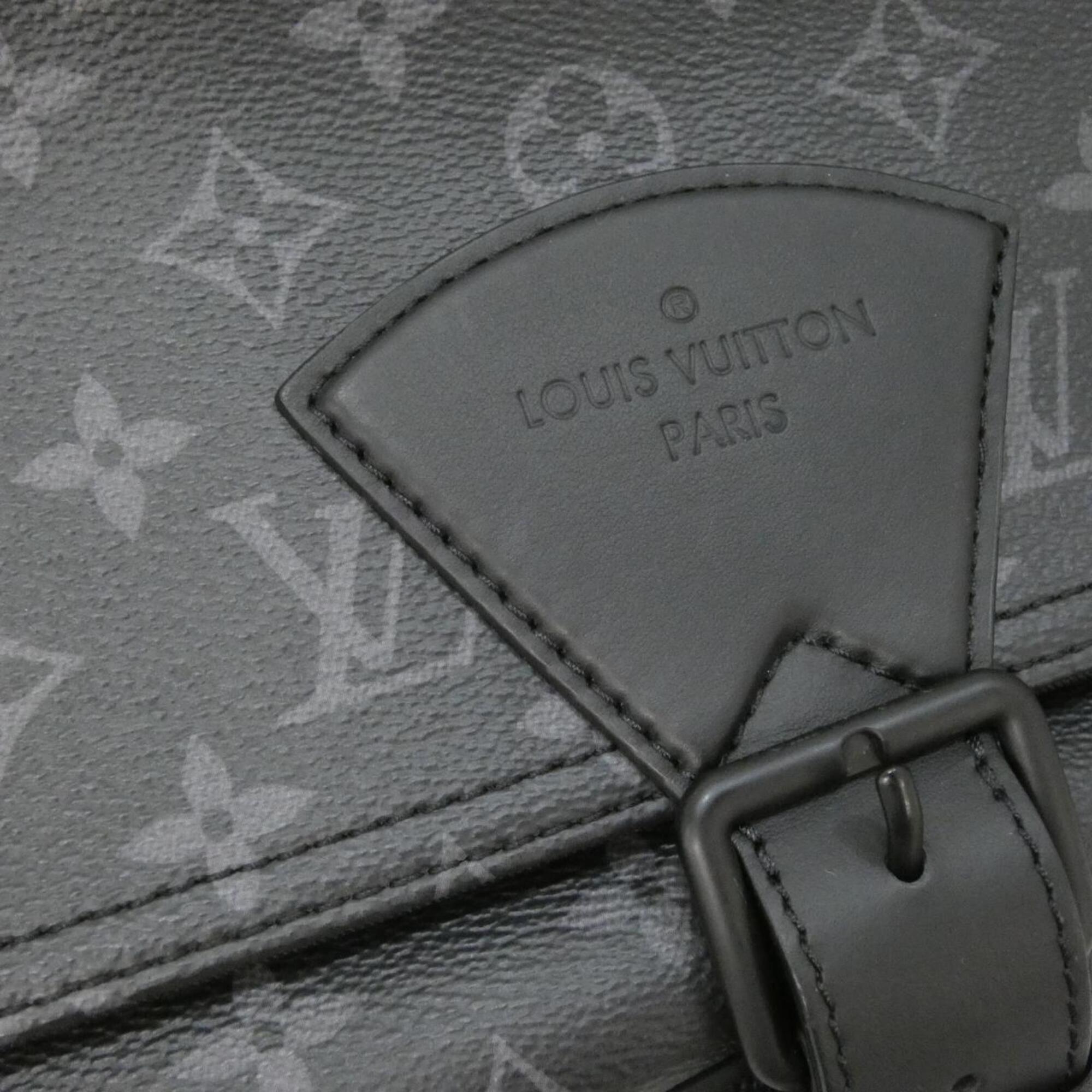 Louis Vuitton Black Coated Canvas Shoulder Bag (Pre-Owned)