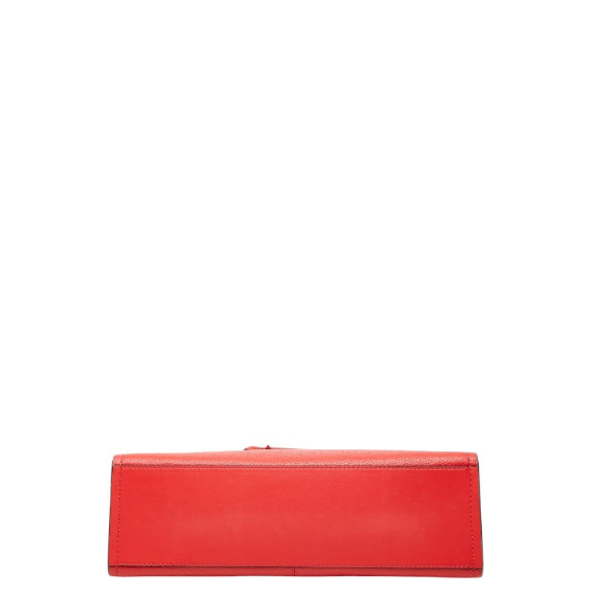 Michael Kors Red Color Leather Handbag Shoulder Bag Tote Bag (Pre-Owned)