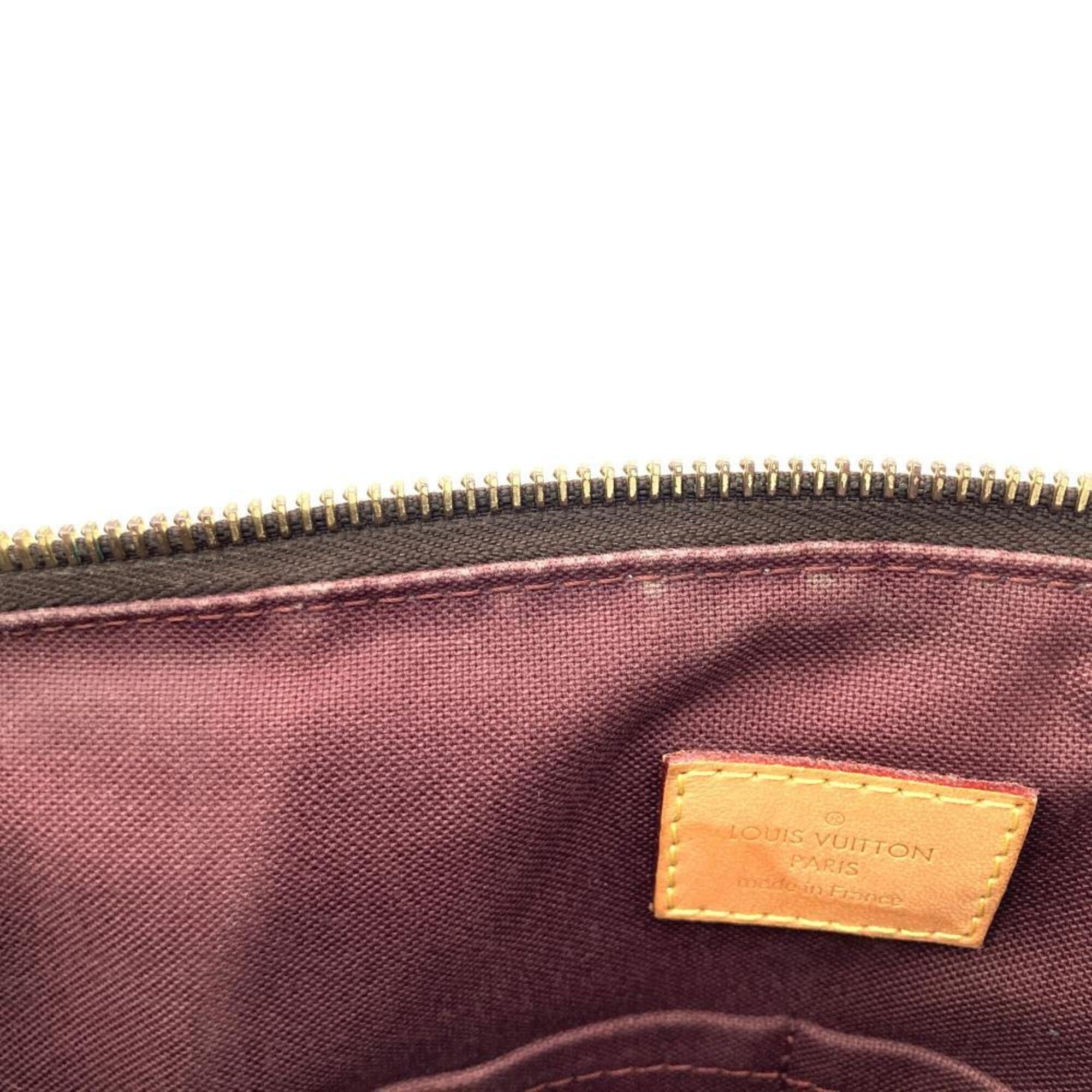 Louis Vuitton Brown Monogram Canvas Handbag (Pre-Owned)