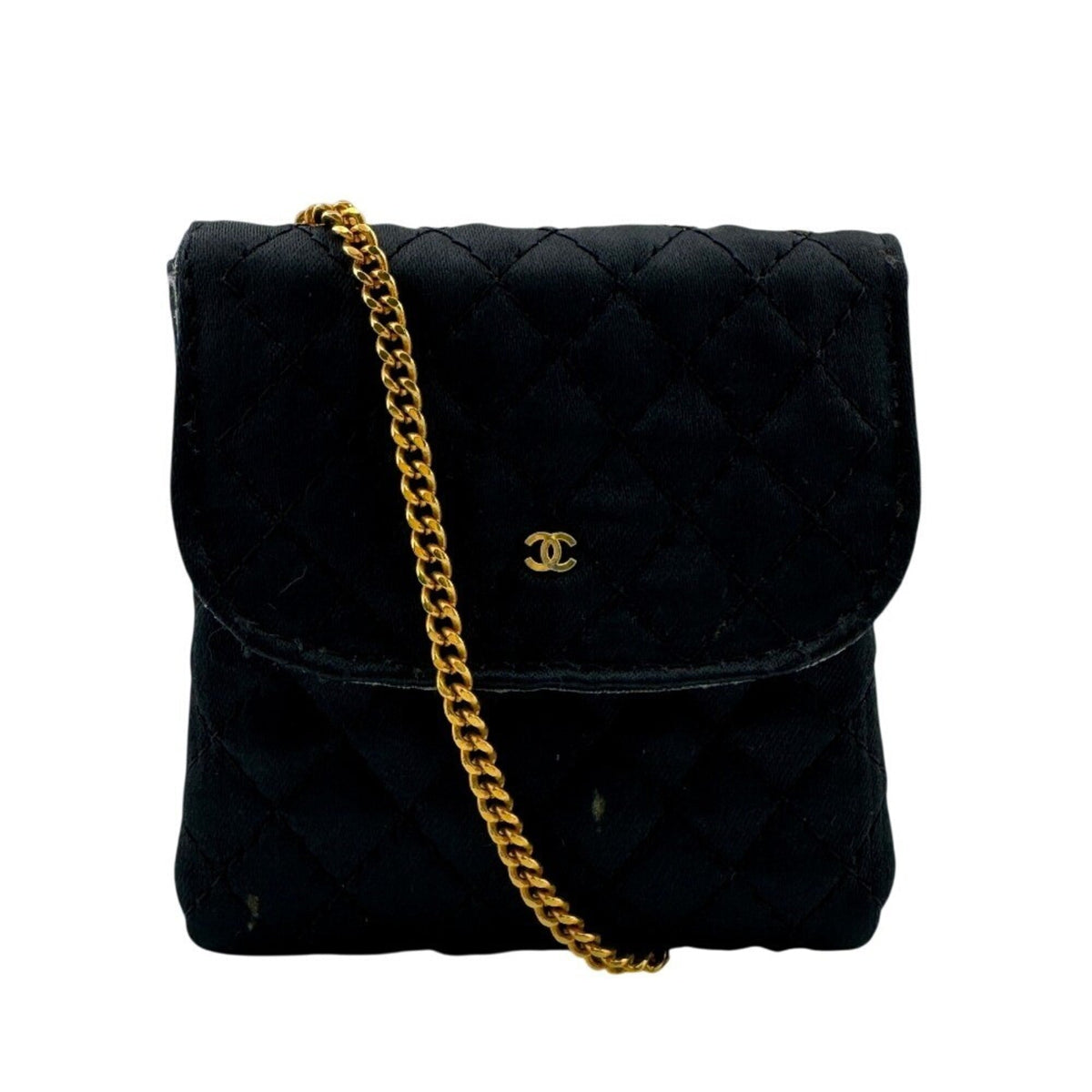 Chanel Black Leather Pouch (Pre-Owned)
