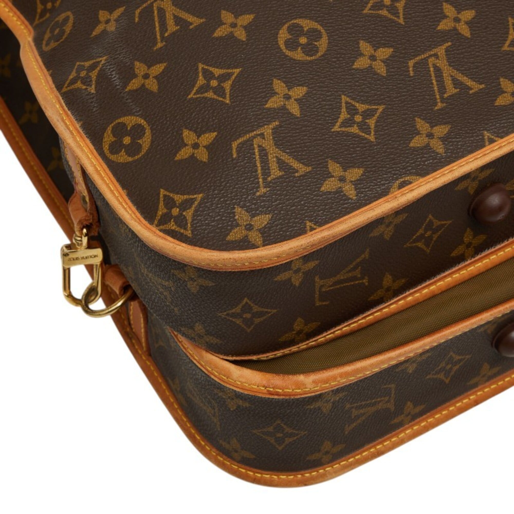 Louis Vuitton Monogram Brown Pvc Leather Garment Case (Pre-Owned)