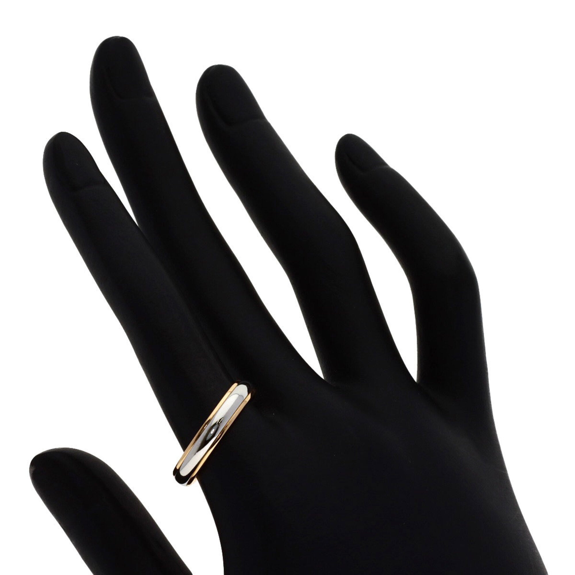 Tiffany Yellow Gold (18K) Platinum 950 Band Ring (Pre-Owned)