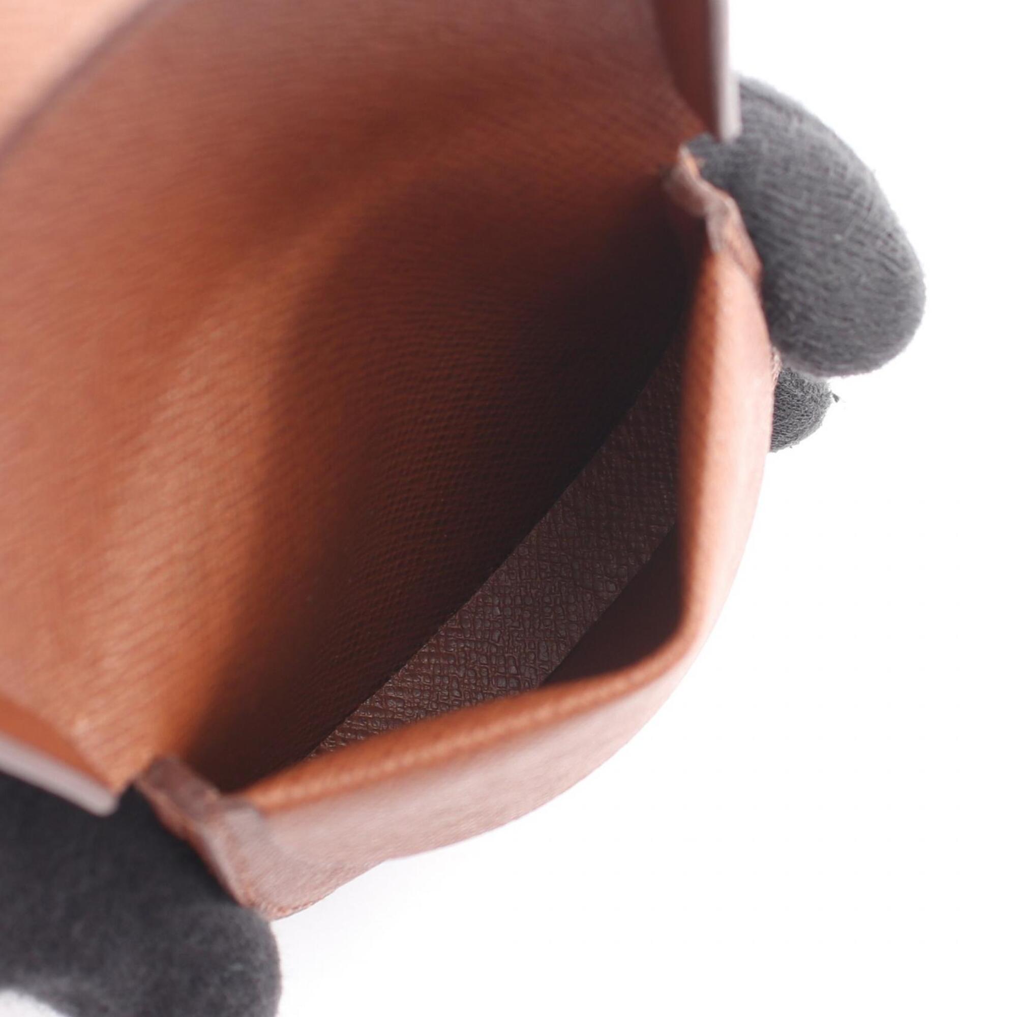Louis Vuitton Brown Pvc Leather Coin Purse/Coin Case (Pre-Owned)