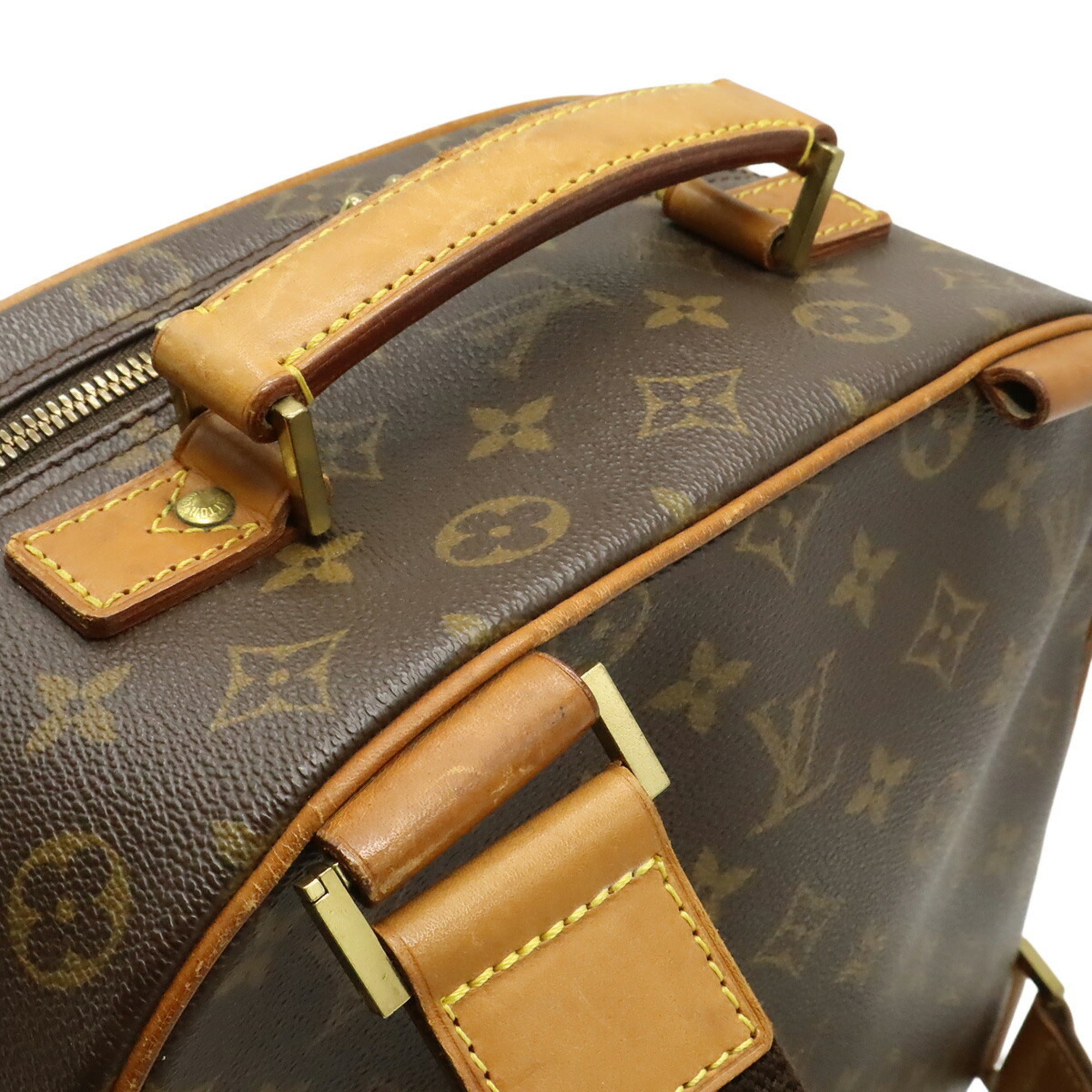 Louis Vuitton Brown Monogram Canvas Pvc Coated Canvas Handbag Shoulder Bag (Pre-Owned)