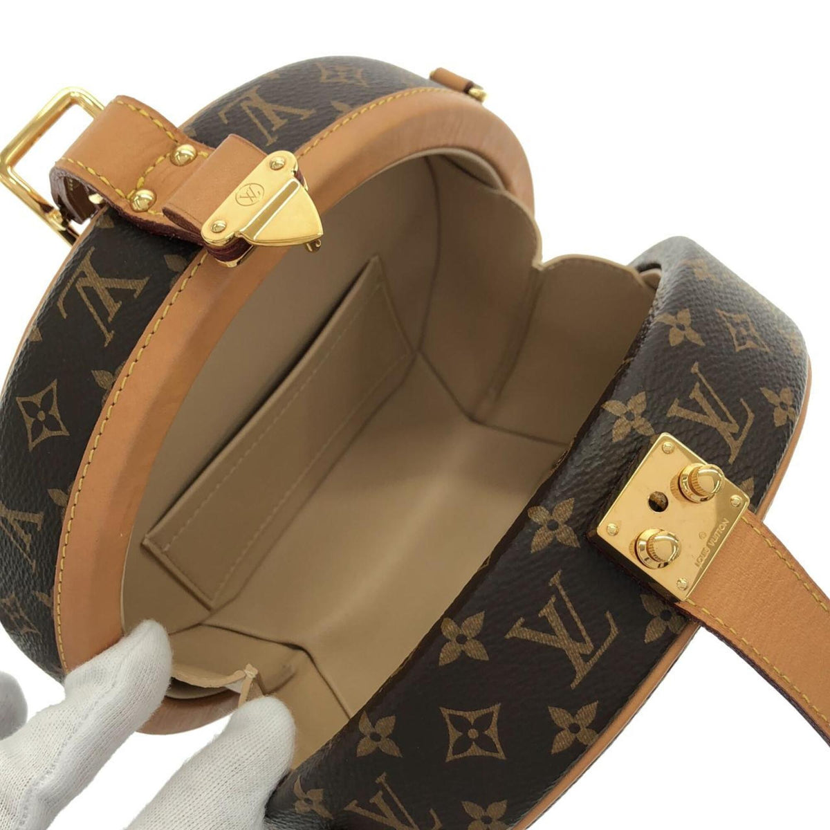 Louis Vuitton Brown Coated Canvas Handbag (Pre-Owned)