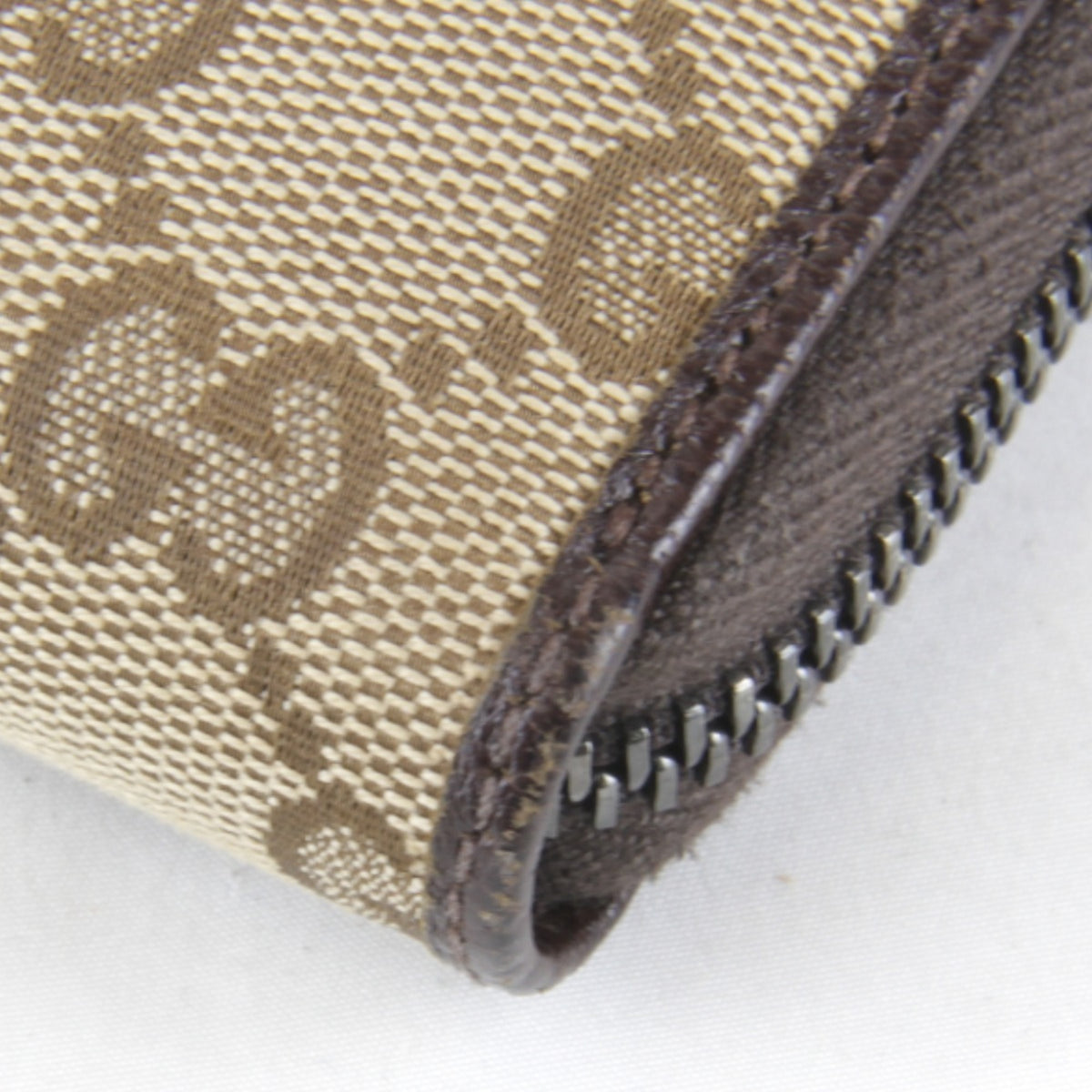 Gucci Brown Gg Canvas Long Wallet (Bi-Fold) (Pre-Owned)