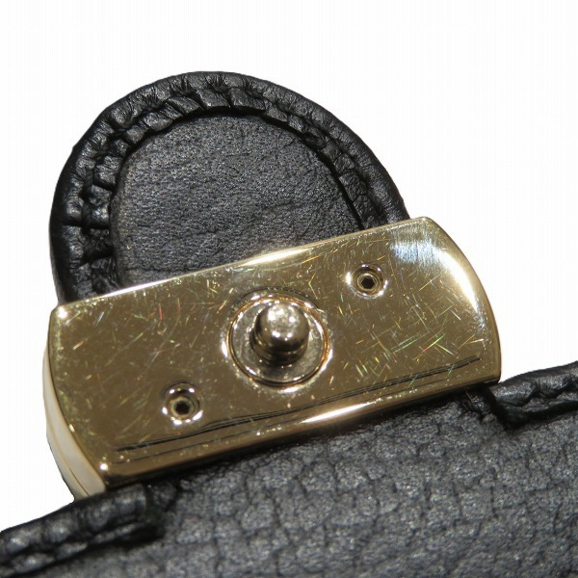 Gucci Black Leather Wallet (Tri-Fold) (Pre-Owned)