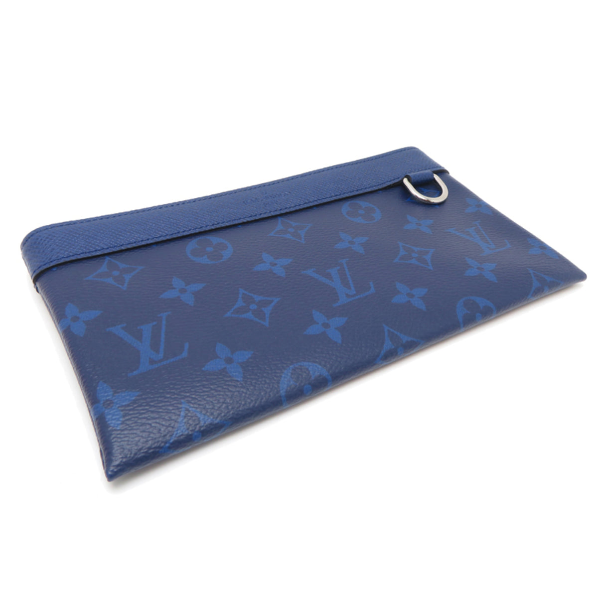 Louis Vuitton Blue Taigarama Pochette Pouch (Pre-Owned)