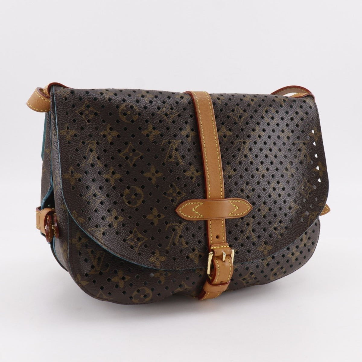 Louis Vuitton Monogram Perfo Brown Monogram Perforated Shoulder Bag (Pre-Owned)