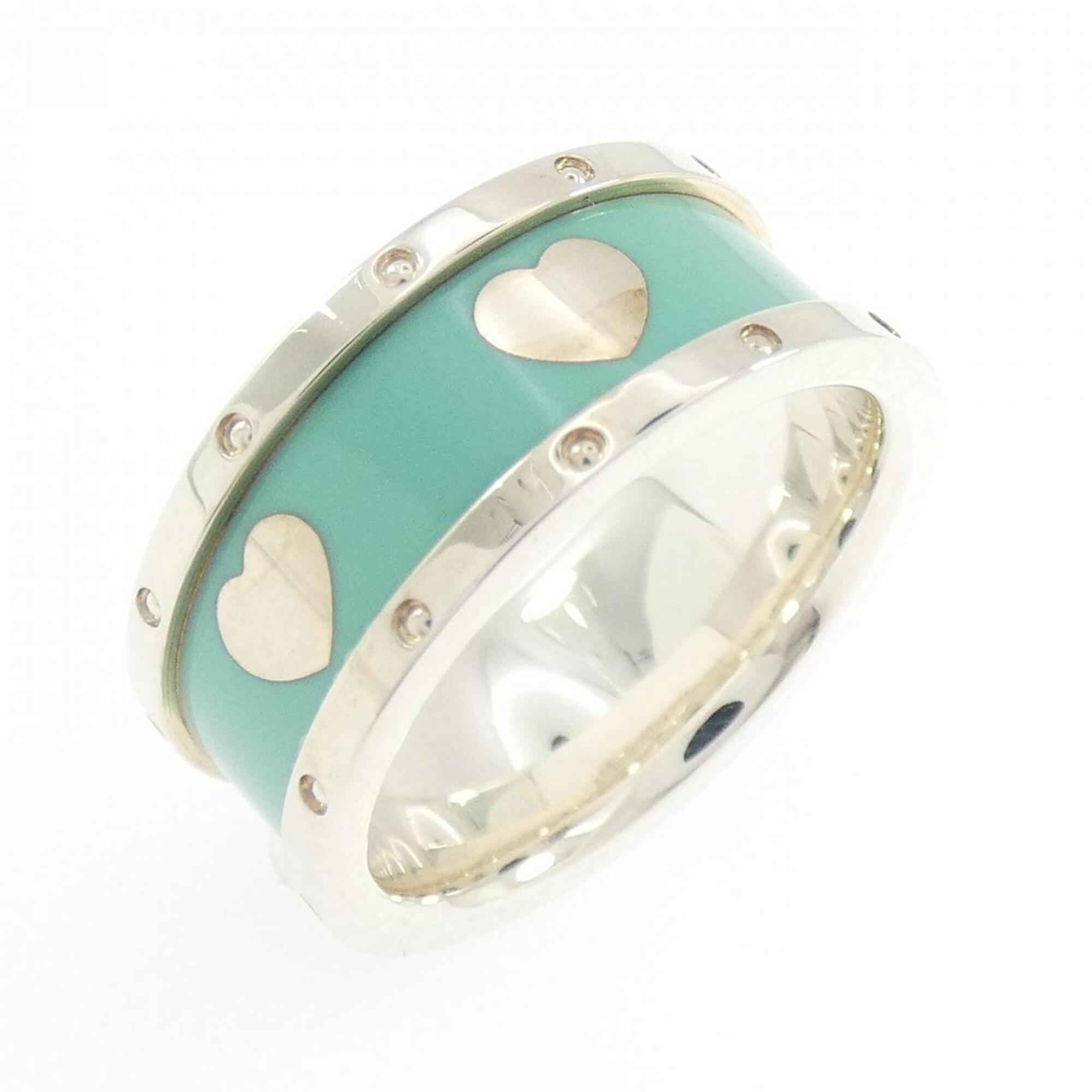 Tiffany Silver Silver 925 Band Ring (Pre-Owned)