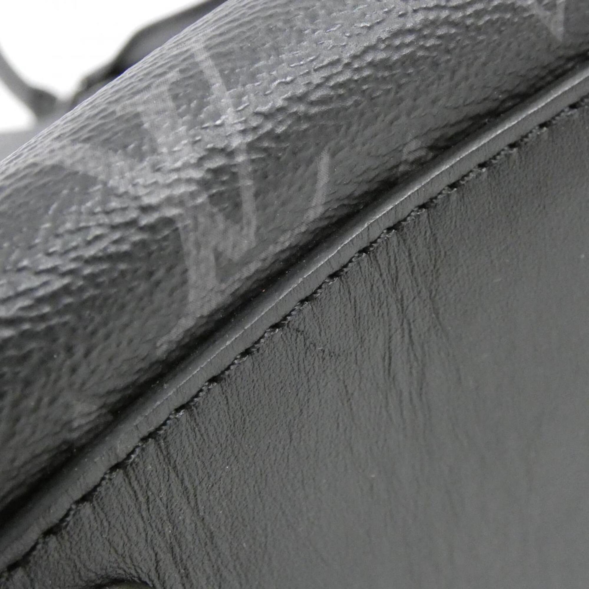 Louis Vuitton Black Coated Canvas Handbag (Pre-Owned)