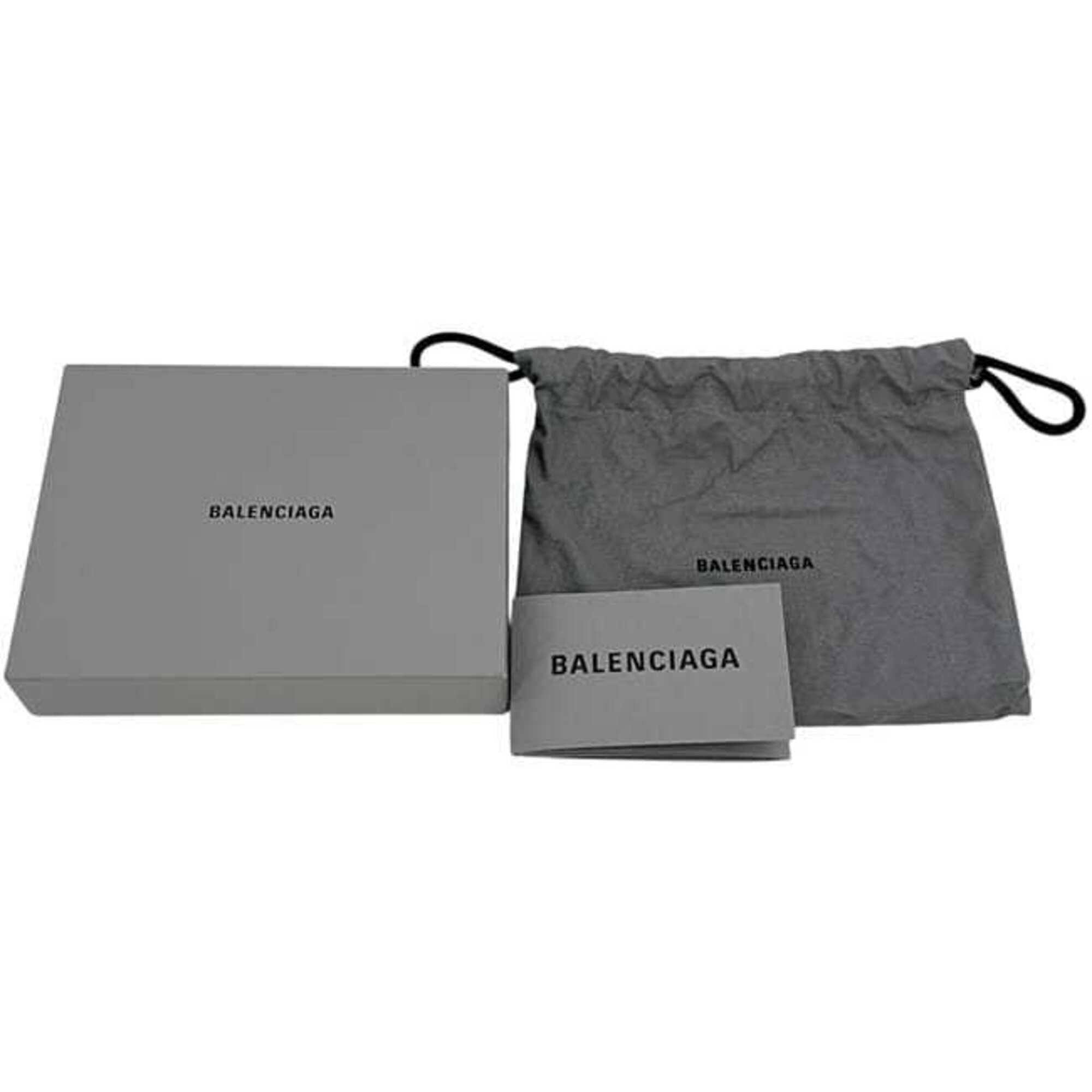 Balenciaga Blue Leather Coin Purse/Coin Case (Pre-Owned)