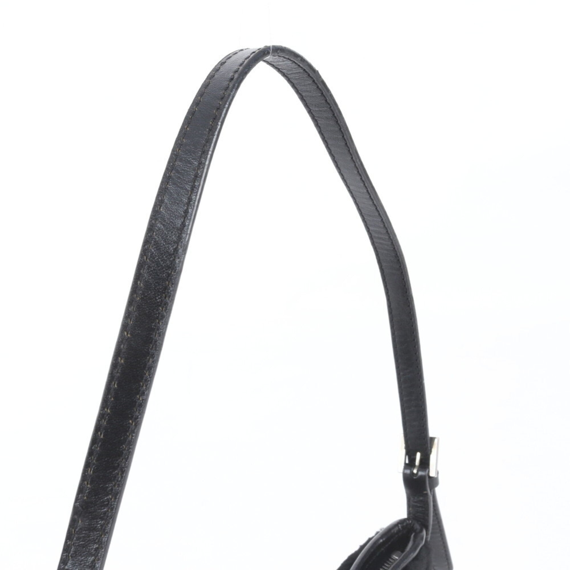 Loewe Black Leather Handbag Shoulder Bag Tote Bag (Pre-Owned)