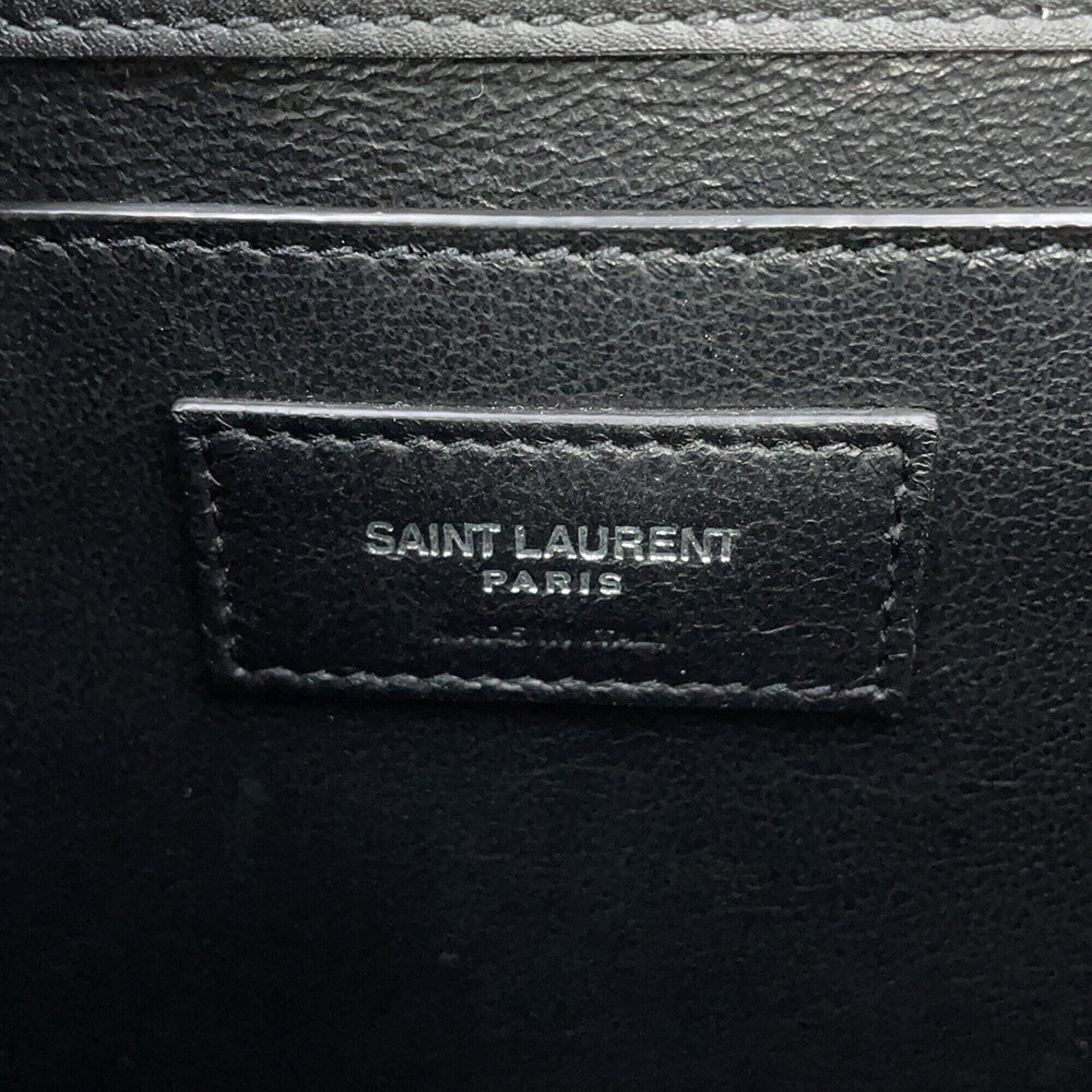 Yves Saint Laurent Black Velvet Handbag Shoulder Bag (Pre-Owned)