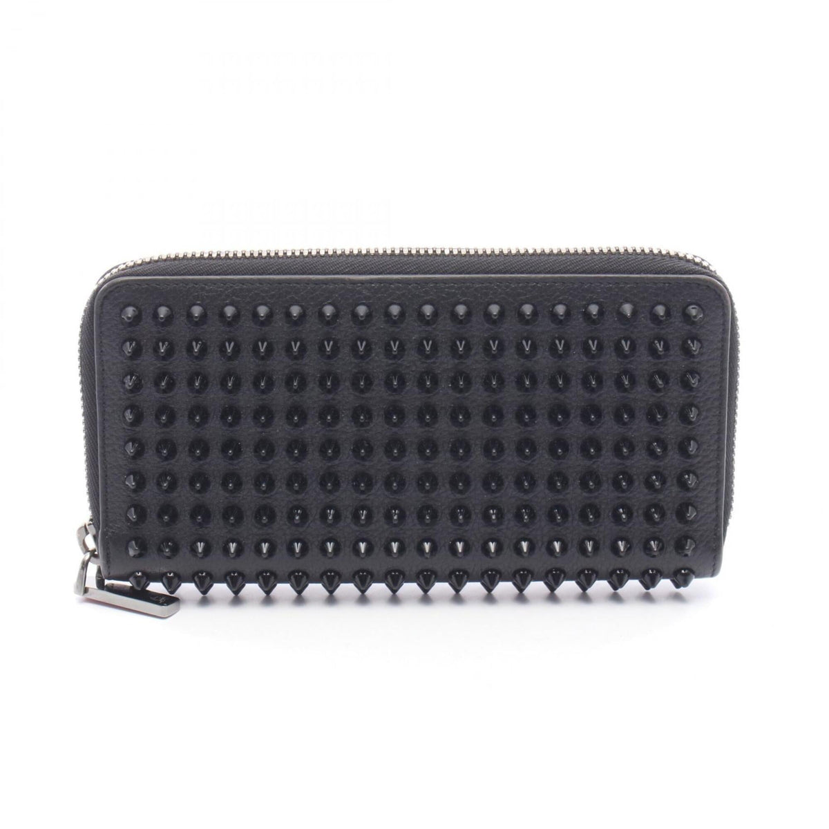 Christian Louboutin Black Leather Long Wallet (Bi-Fold) (Pre-Owned)