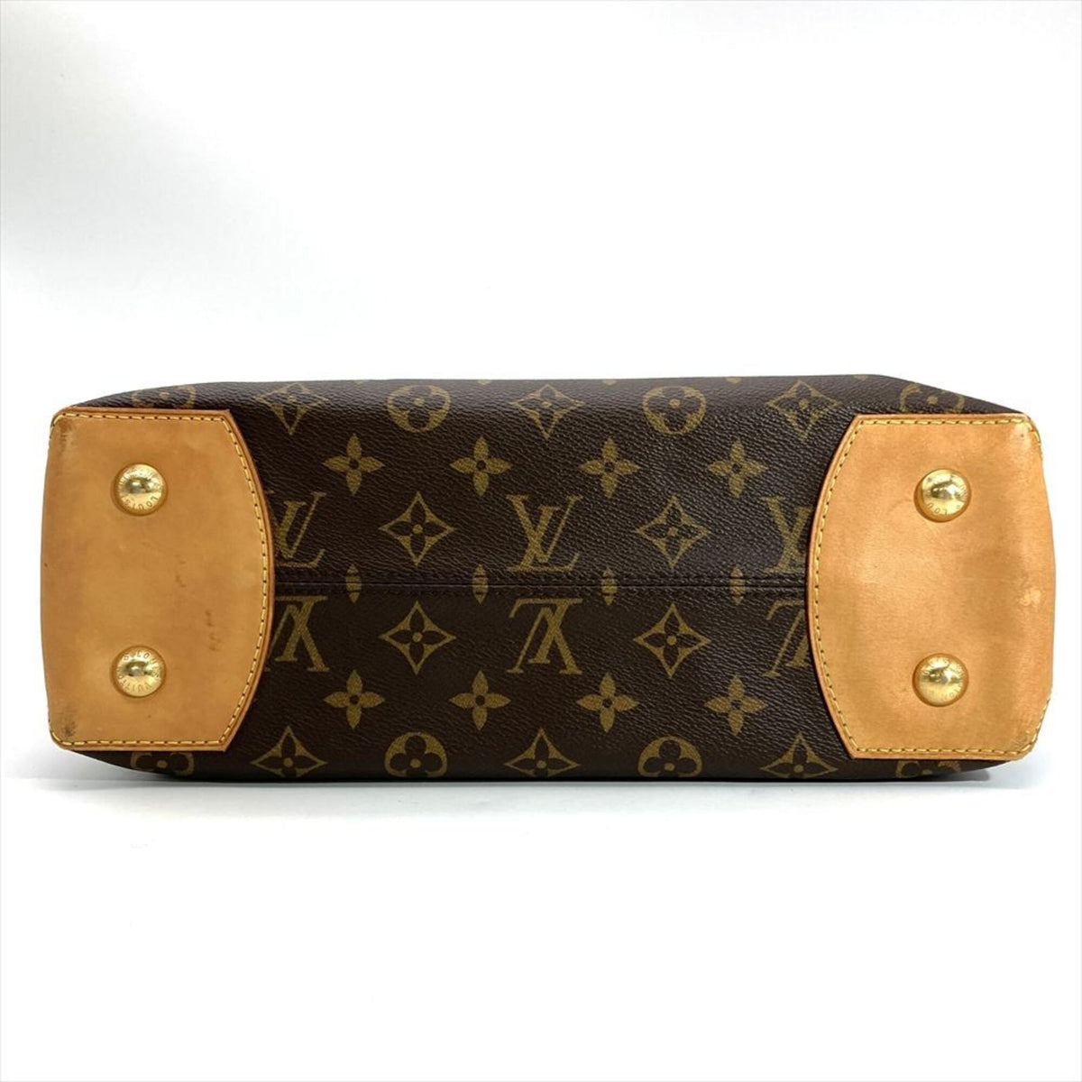 Louis Vuitton Brown Monogram Canvas Handbag (Pre-Owned)