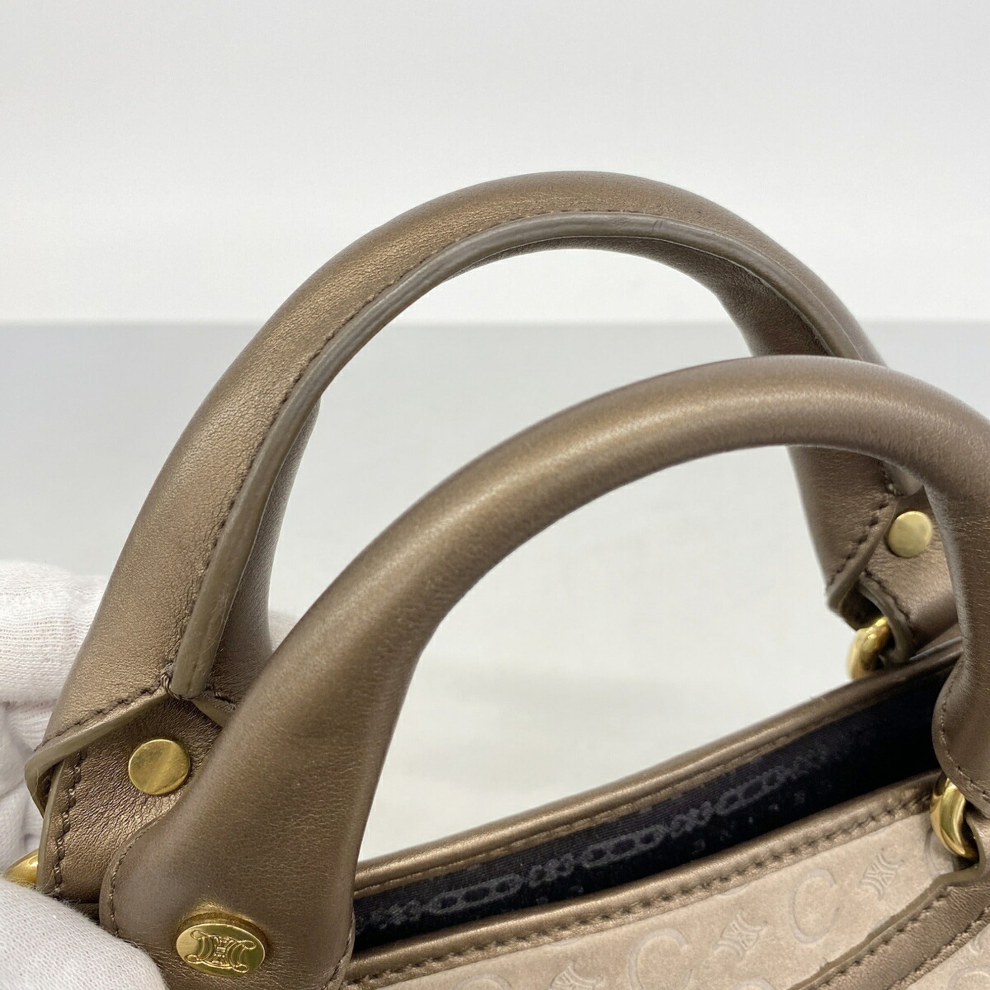 Celine Brown Suede Handbag (Pre-Owned)