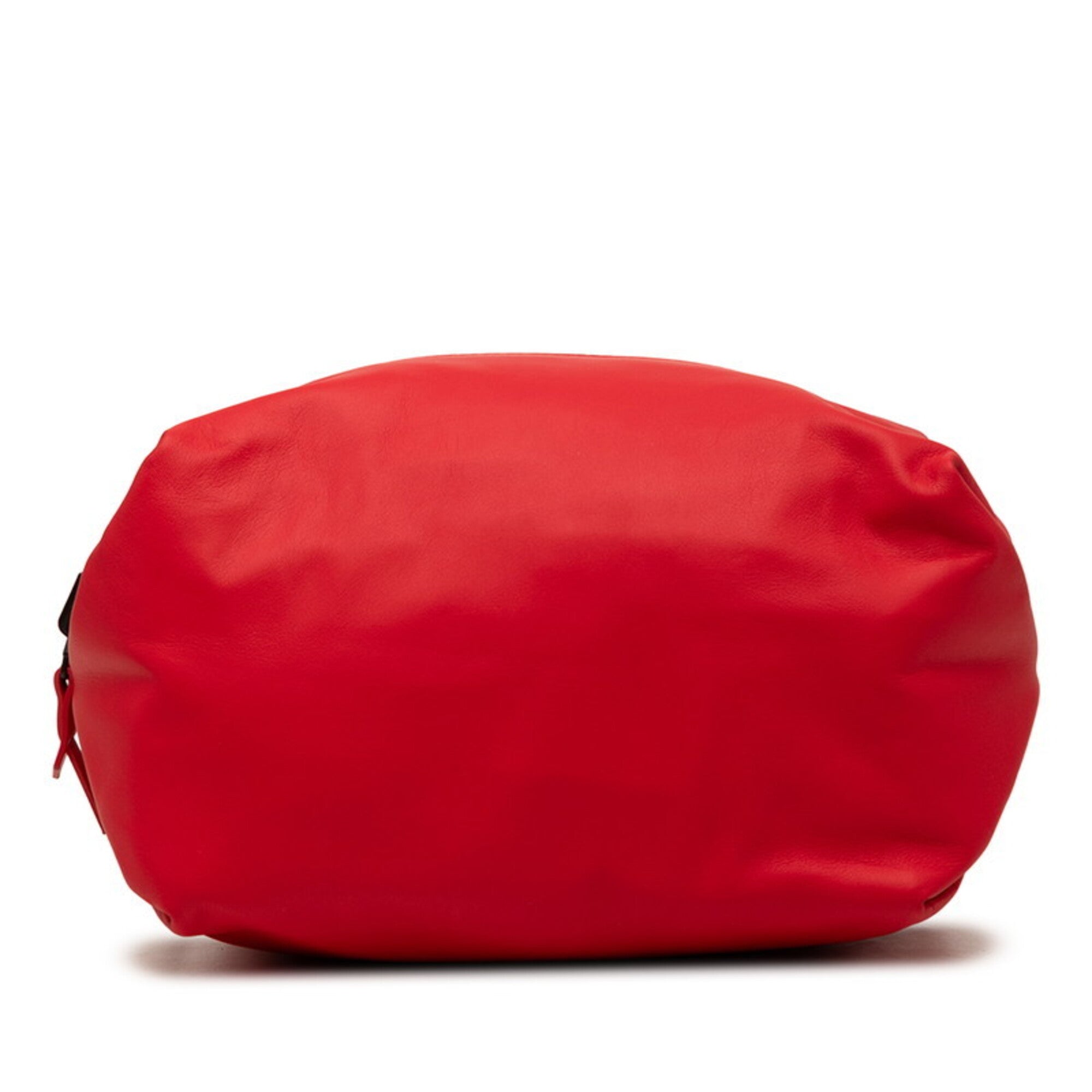 Bottega Veneta Red Color Leather Pouch (Pre-Owned)