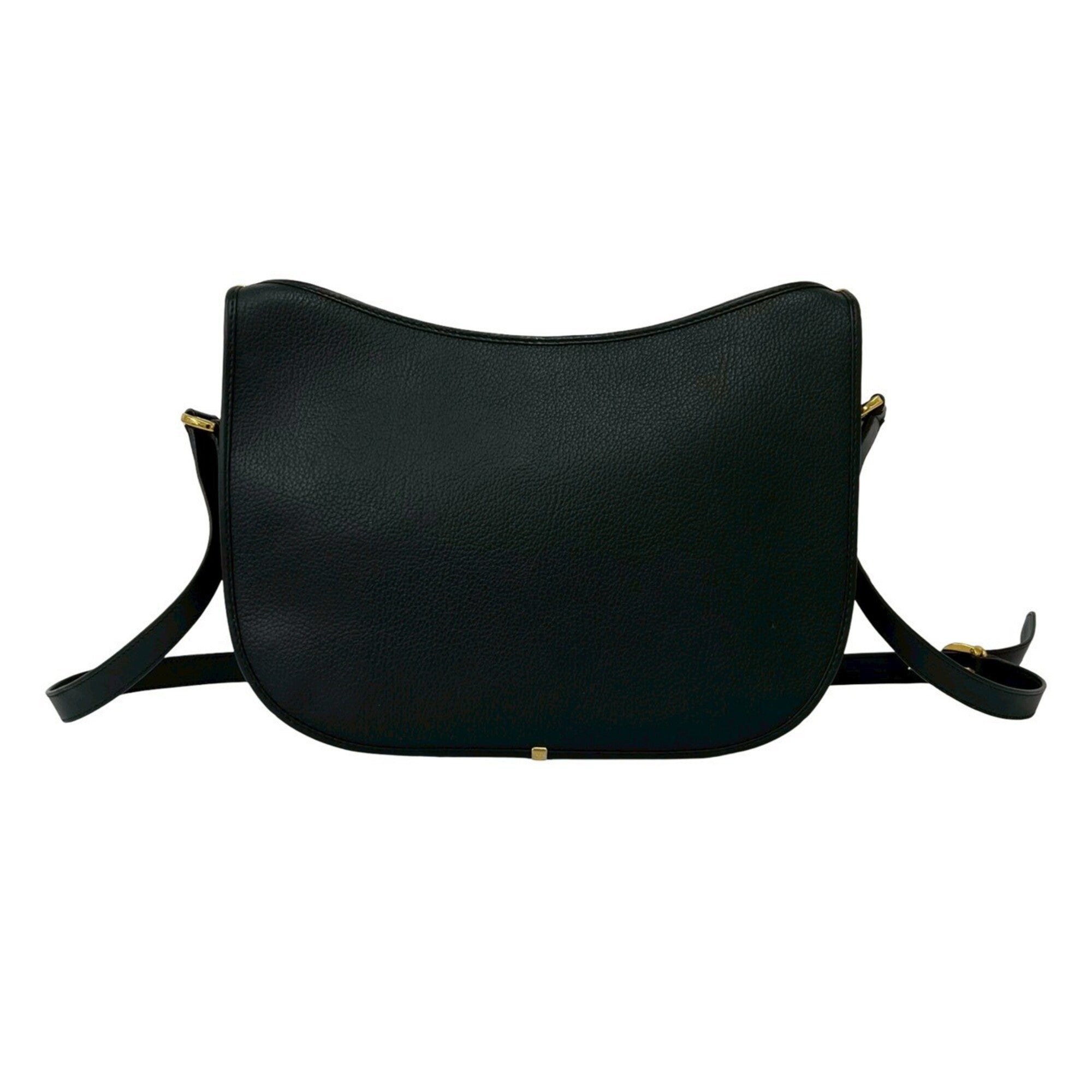 Gucci Black Leather Pochette Shoulder Bag (Pre-Owned)