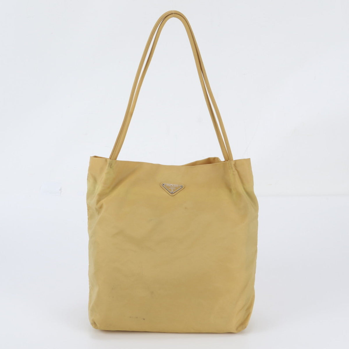 Prada Yellow Handbag Shoulder Bag Tote Bag (Pre-Owned)