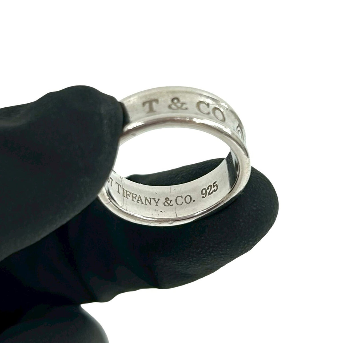 Tiffany Silver Silver 925 Band Ring (Pre-Owned)