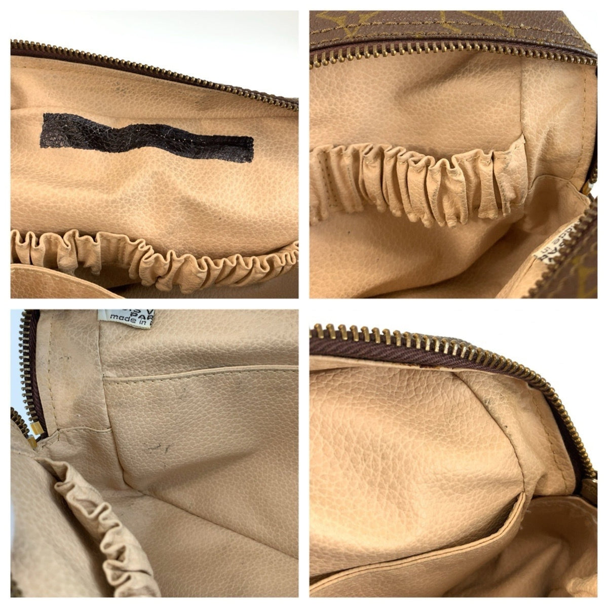 Louis Vuitton Brown Pvc Pouch (Pre-Owned)
