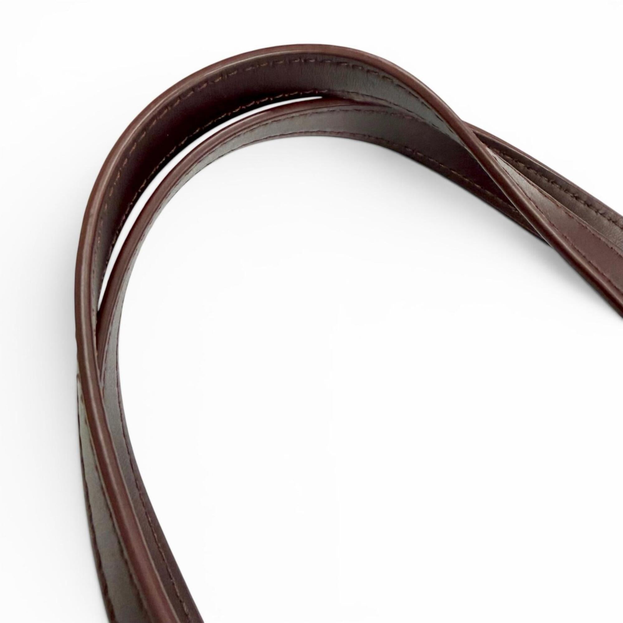 Loewe Burgundy Leather Shoulder Bag (Pre-Owned)