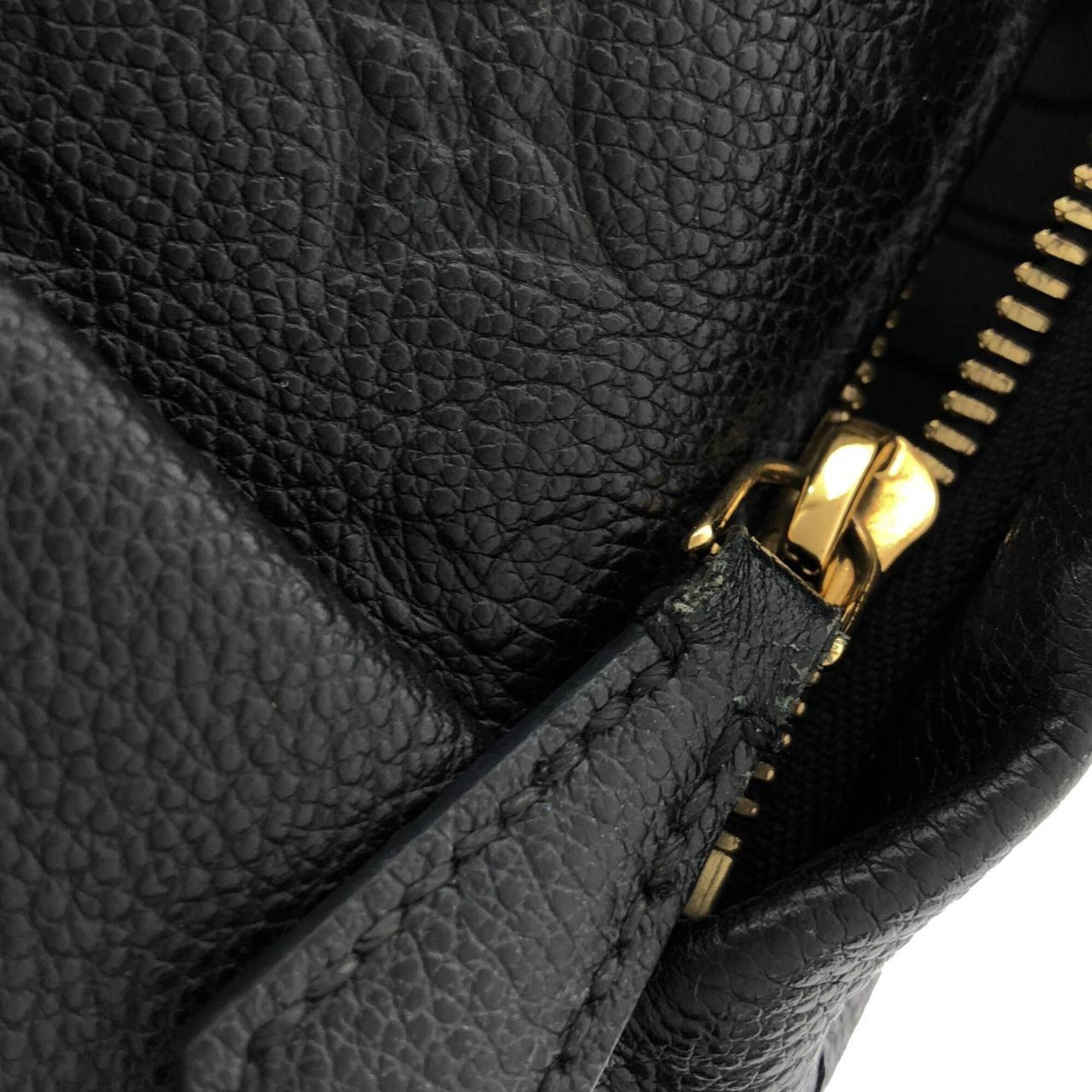 Louis Vuitton Black Leather Backpack (Pre-Owned)