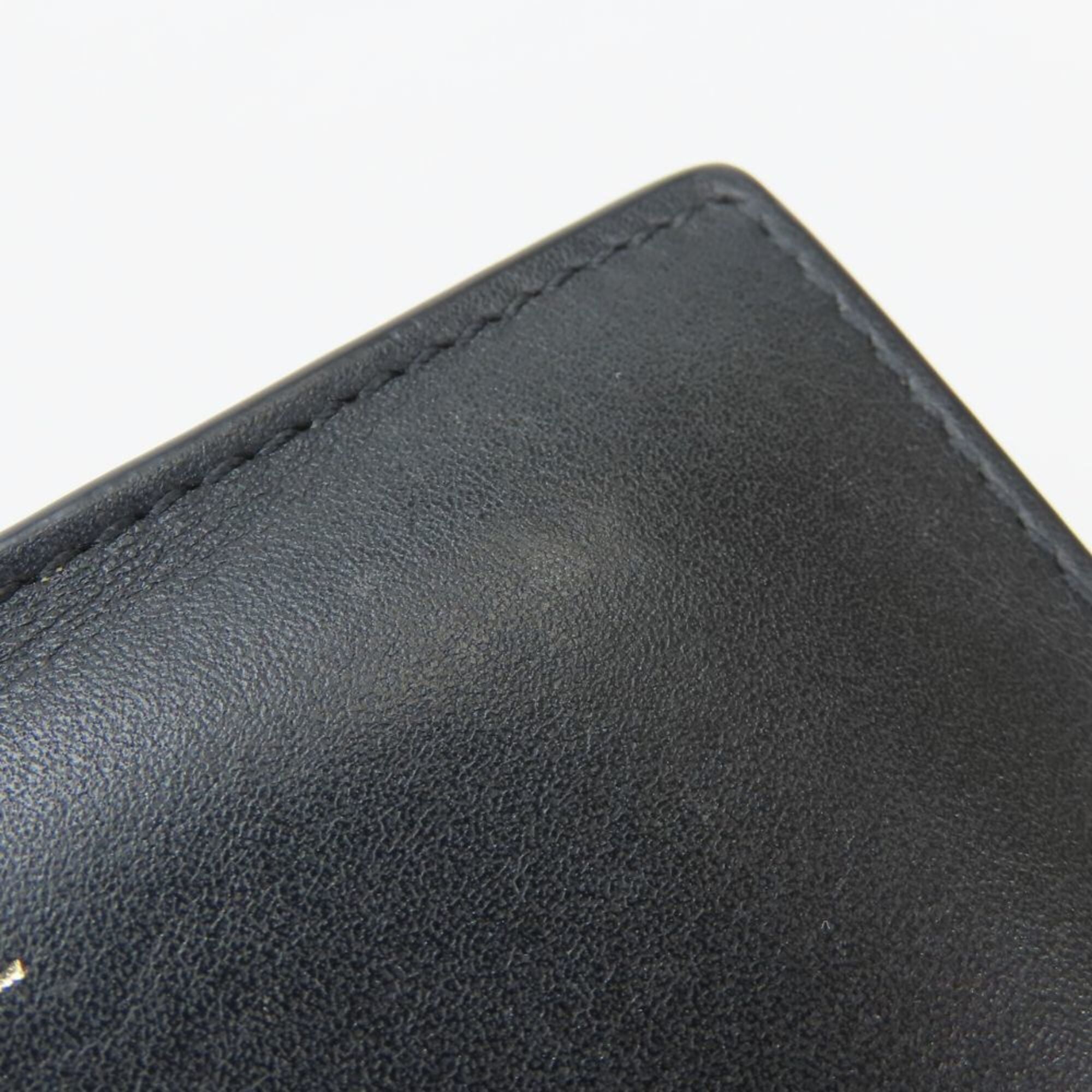 Loewe Black Orange Leather Wallet (Bi-Fold) (Pre-Owned)