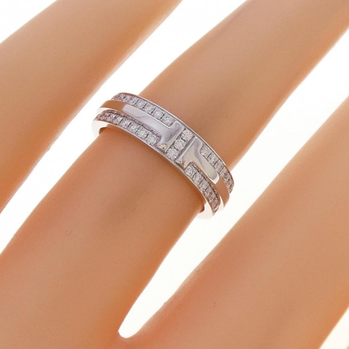 Tiffany White Gold (18K) Band Ring (Pre-Owned)