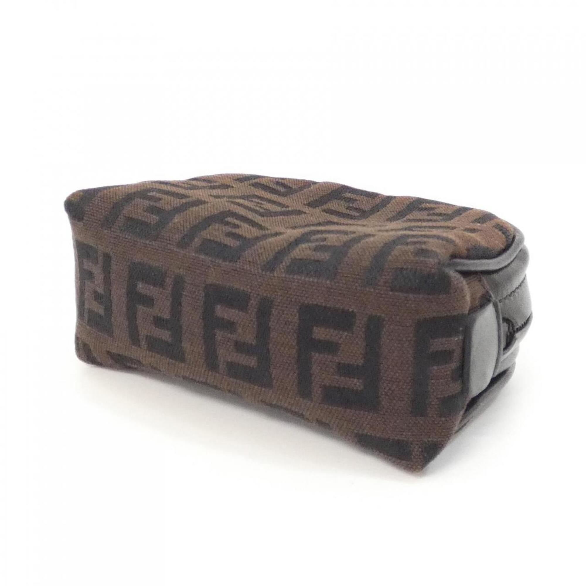 Fendi Black Canvas Pouch (Pre-Owned)