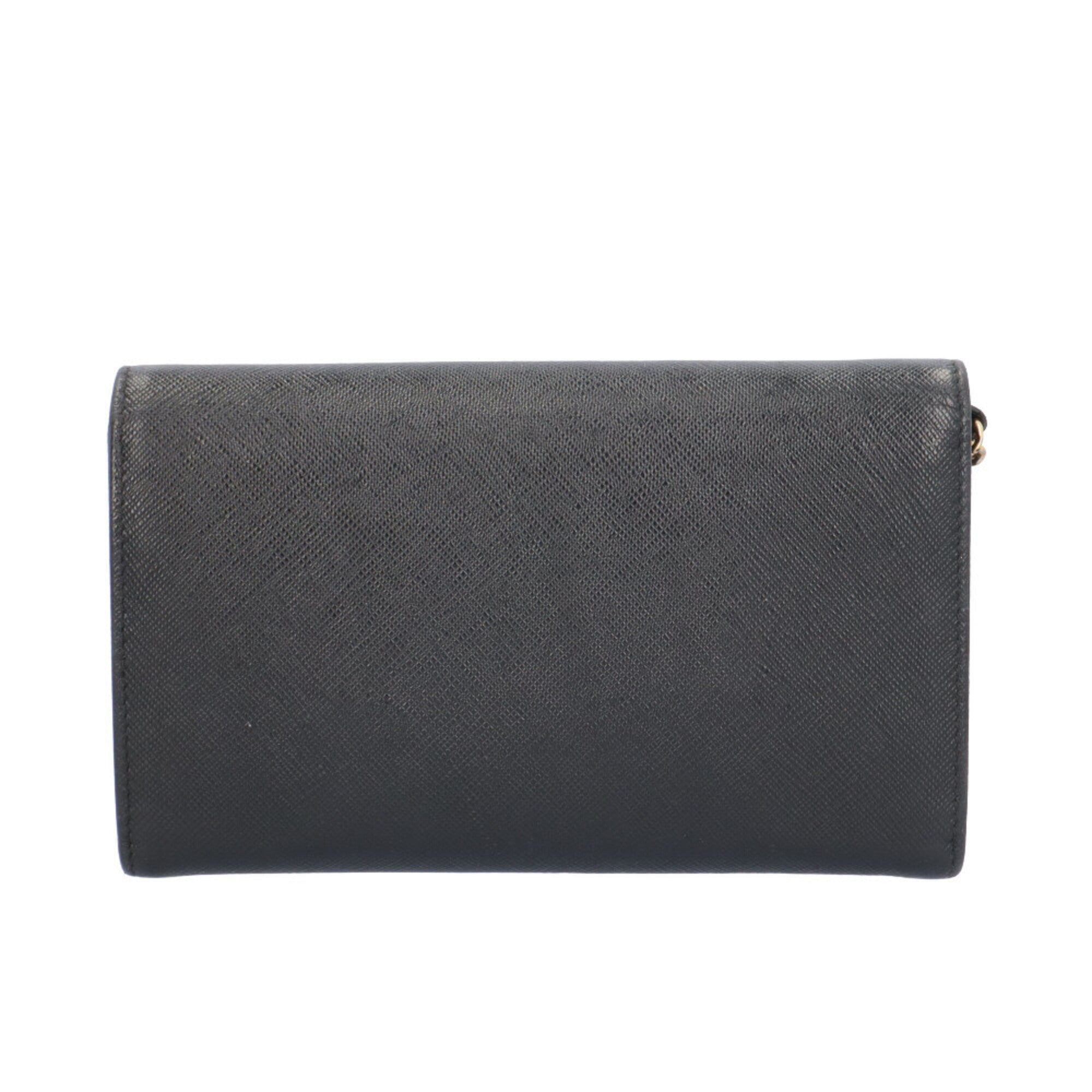 Prada Black Nero Leather Shoulder Bag (Pre-Owned)